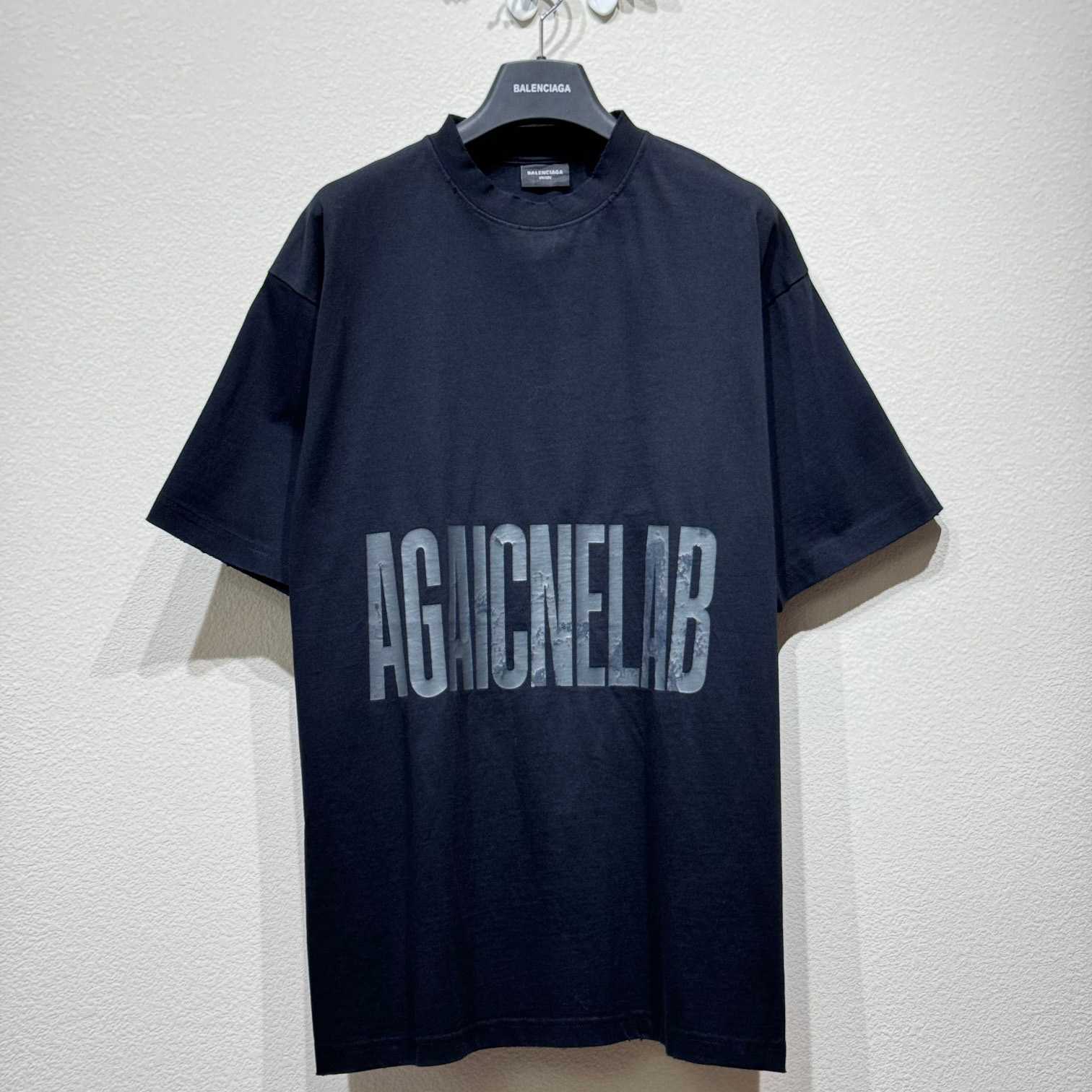 Balenciaga Agaicnelab T-Shirt Oversized Fit In Black - EUR FASHION