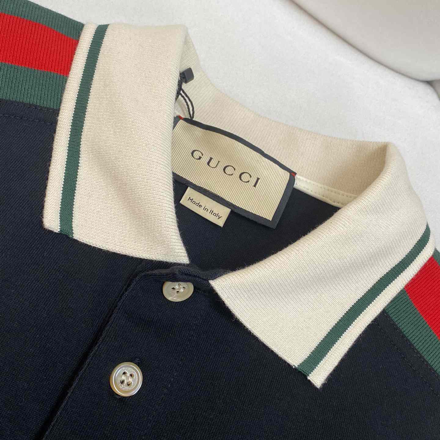 Gucci Cotton Polo With Interlocking G - EUR FASHION