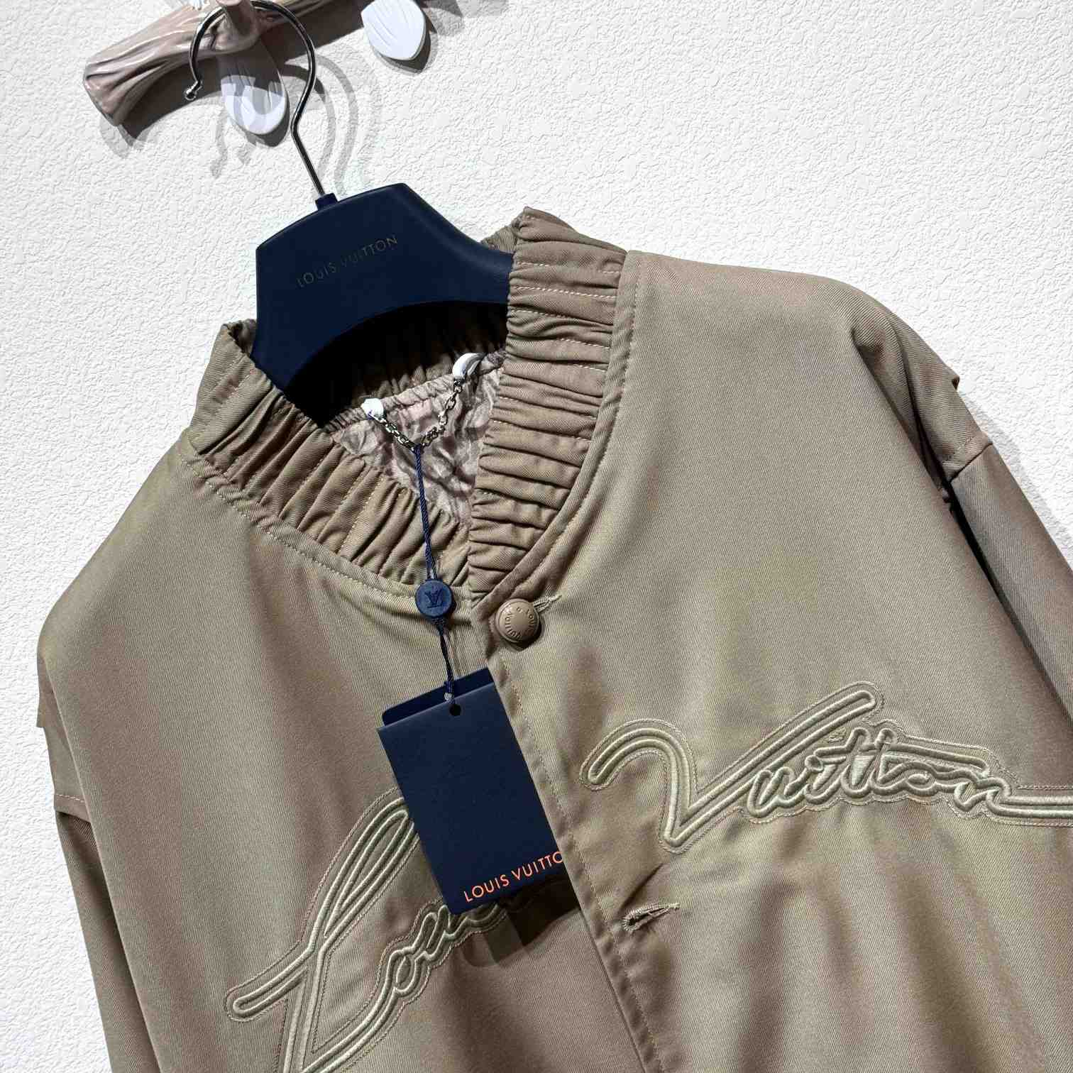 Louis Vuitton Embroidered Cotton Blend Bomber   1AFQE2 - EUR FASHION