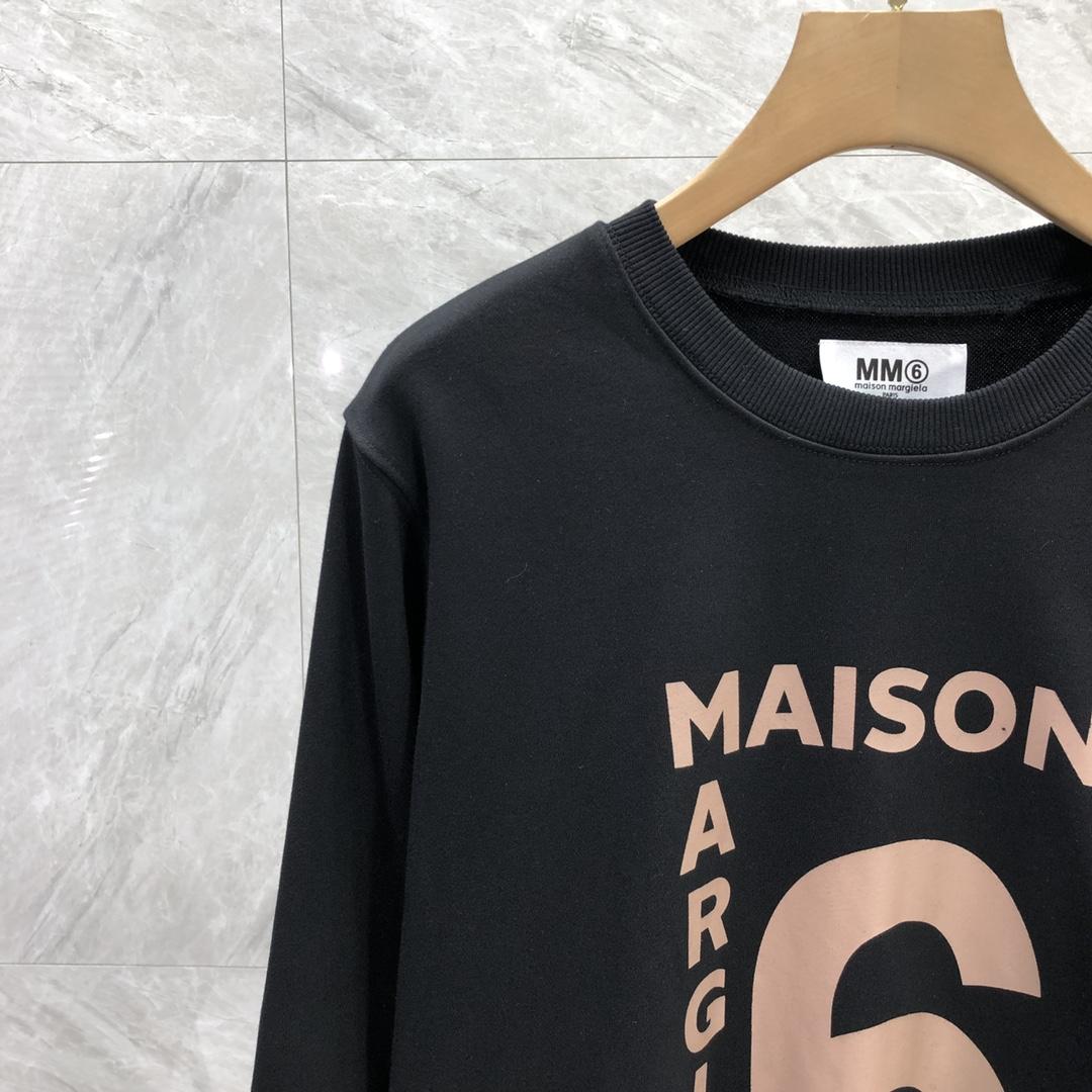 MM6 Maison Margiela Logo Oversized Sweatshirt - EUR FASHION