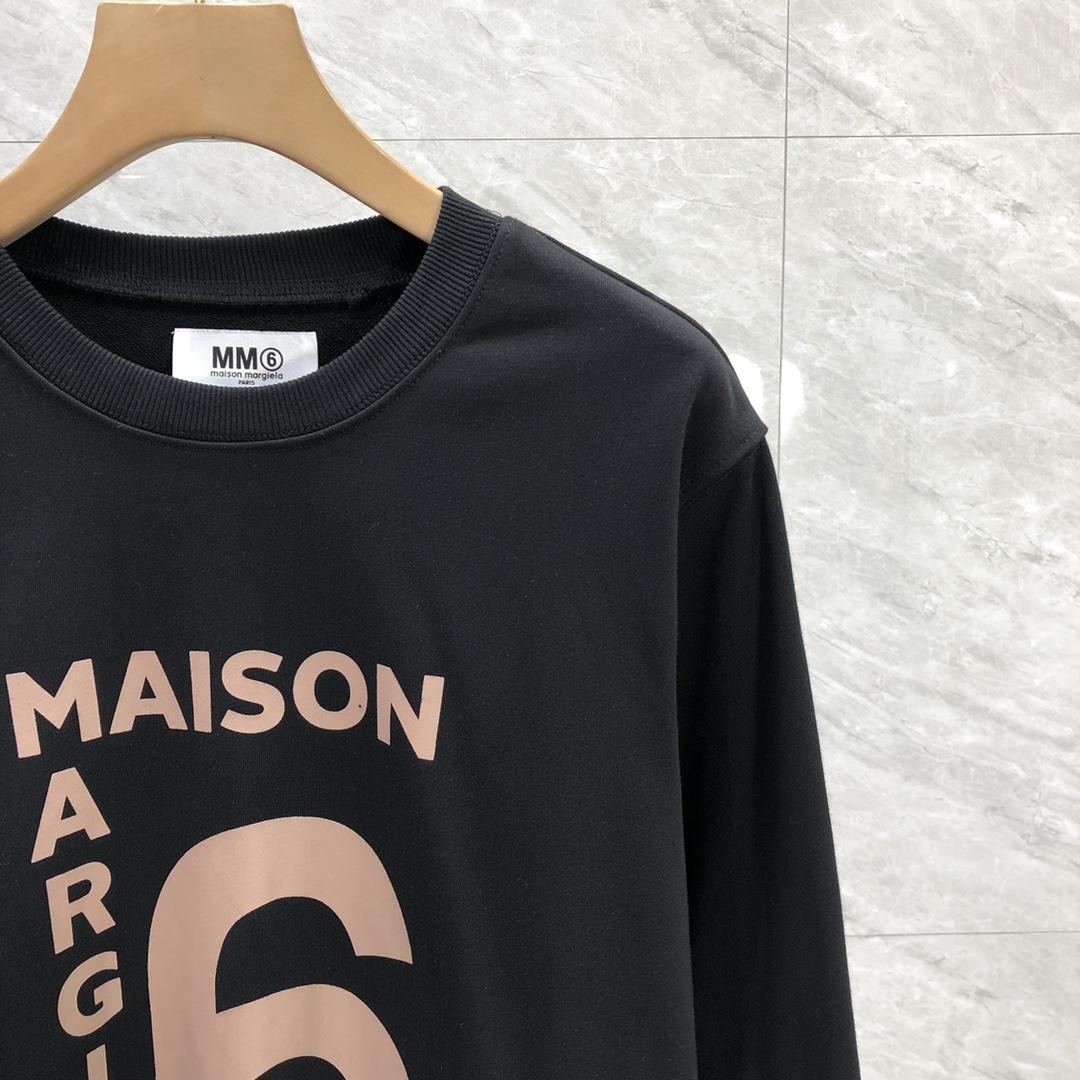 MM6 Maison Margiela Logo Oversized Sweatshirt - EUR FASHION