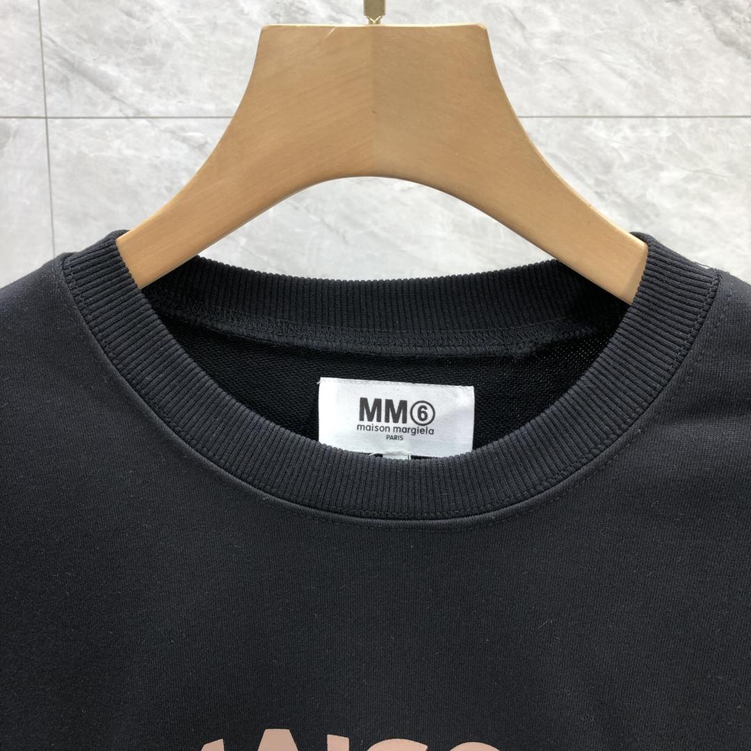 MM6 Maison Margiela Logo Oversized Sweatshirt - EUR FASHION