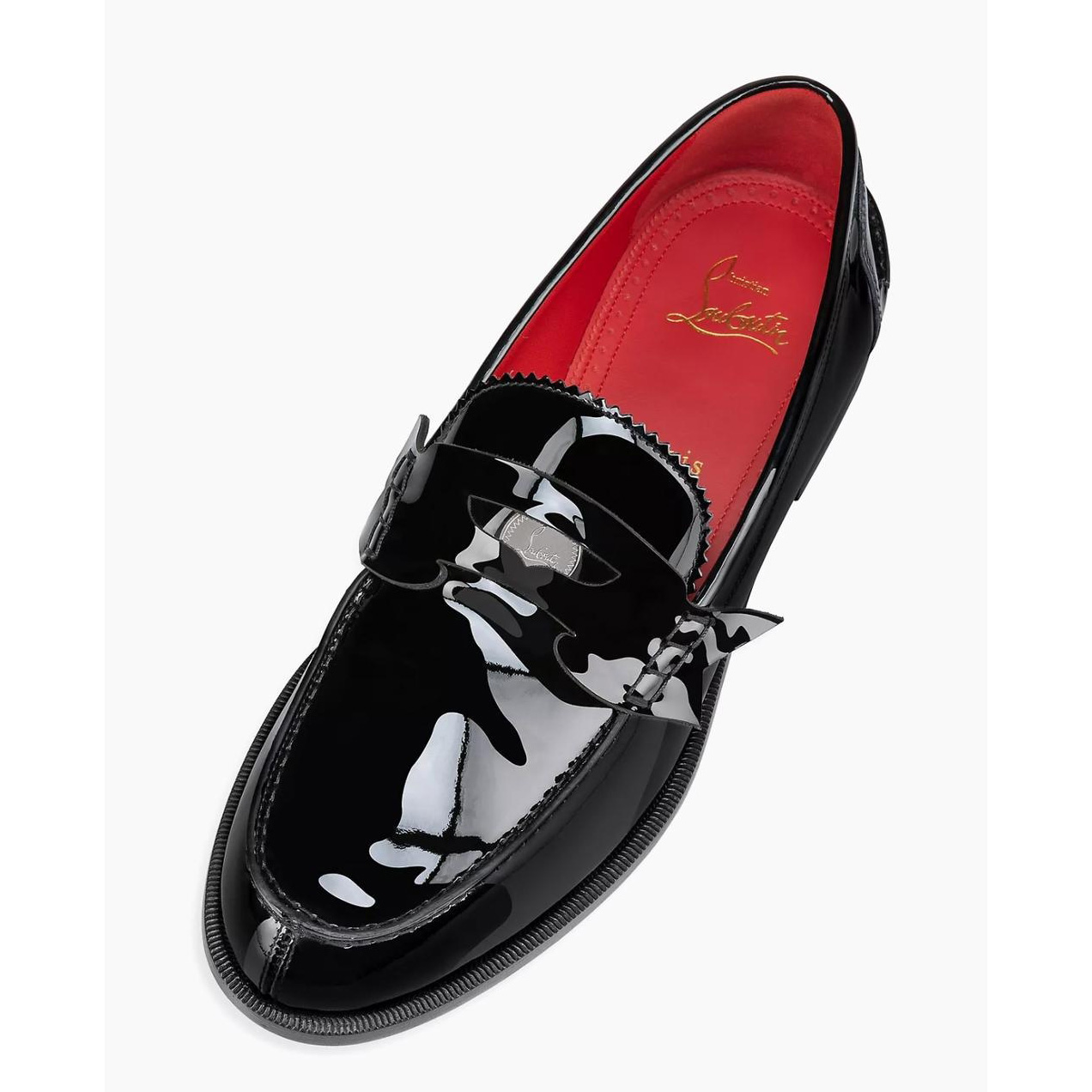 Christian Louboutin Loafers - Patent calf leather - Black  - EUR FASHION