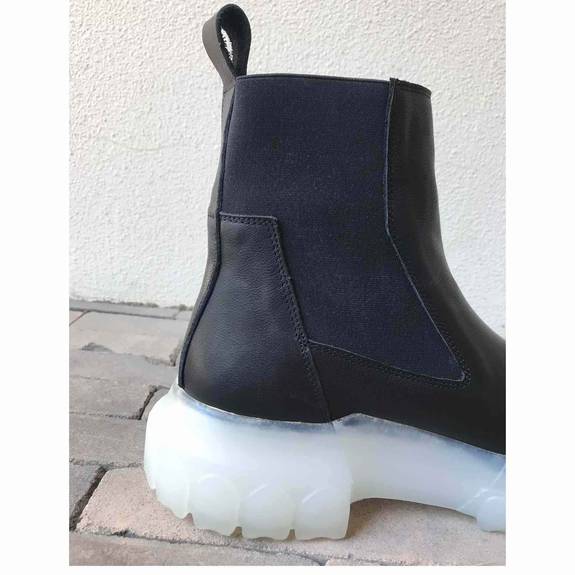 Rick Owens Leather Boots  - EUR FASHION