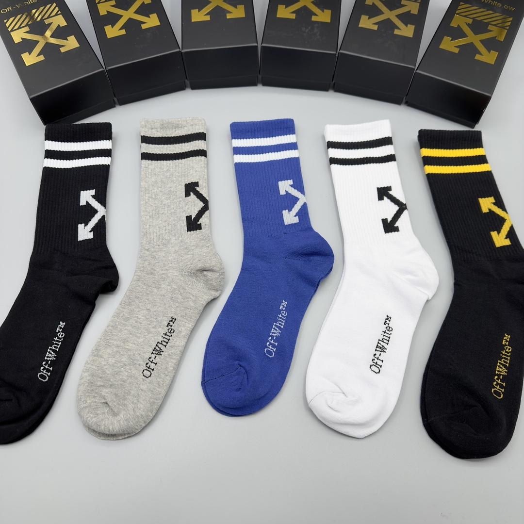 Off White Socks/Box - EUR FASHION