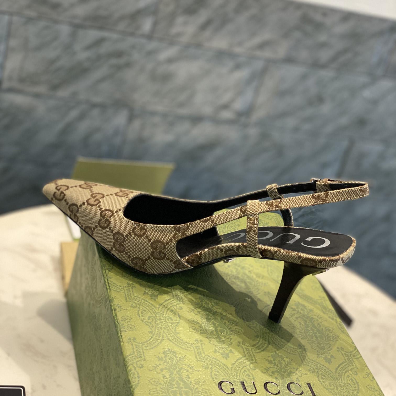 Gucci Women's GG Slingback Pump  - EUR FASHION