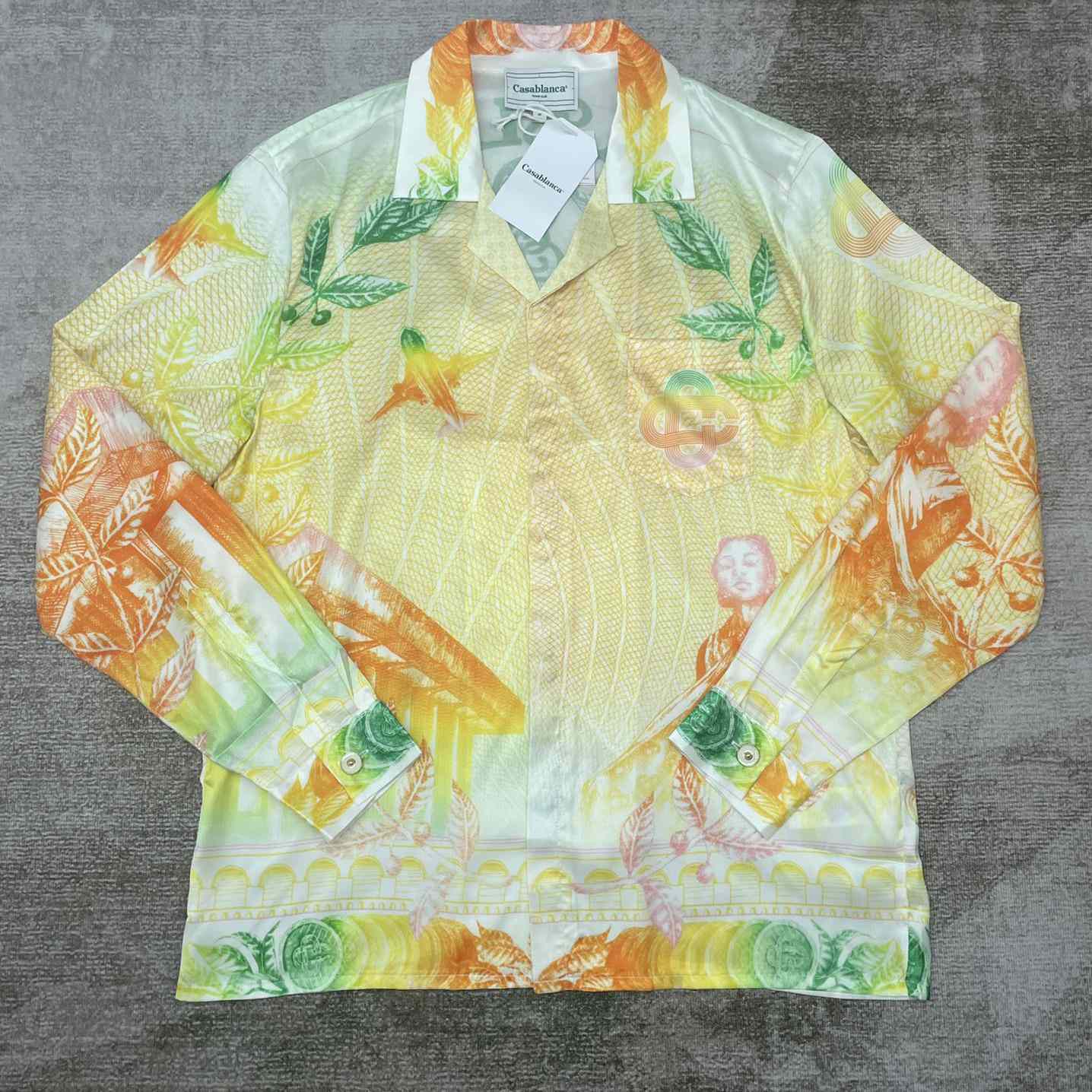 Casablanca La Monnaie Silk Shirt    CA3472 - EUR FASHION