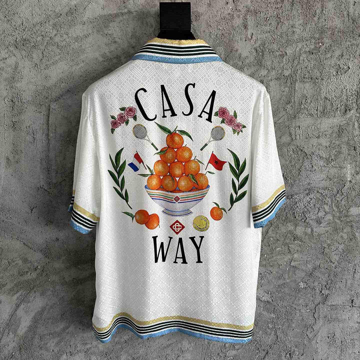 Casablanca Casa Way Shirt With Monogram - EUR FASHION