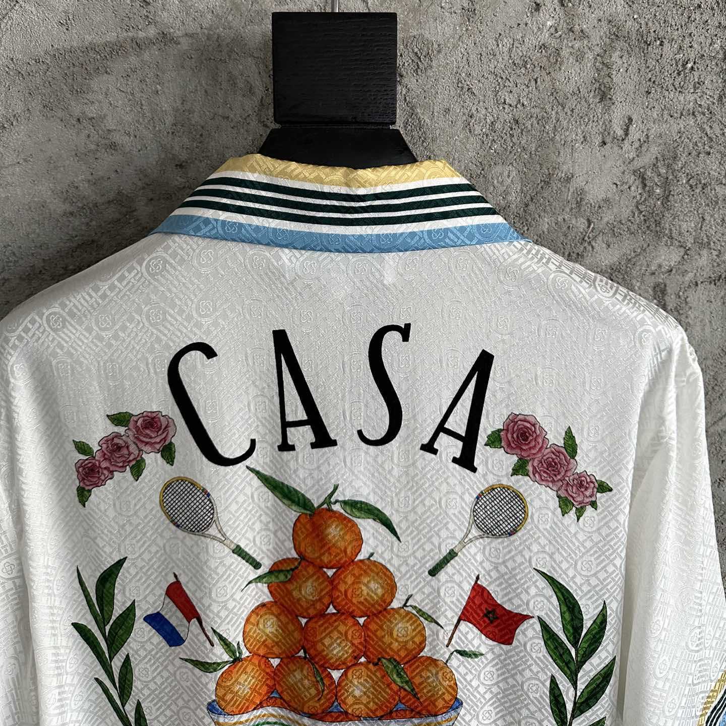 Casablanca Casa Way Shirt With Monogram - EUR FASHION