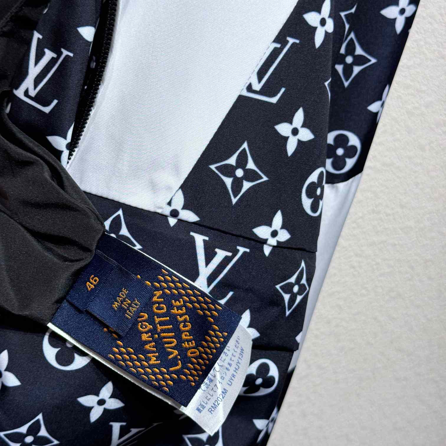 Louis Vuitton Monogram Printed Technical Track Top  1AFWJI - EUR FASHION