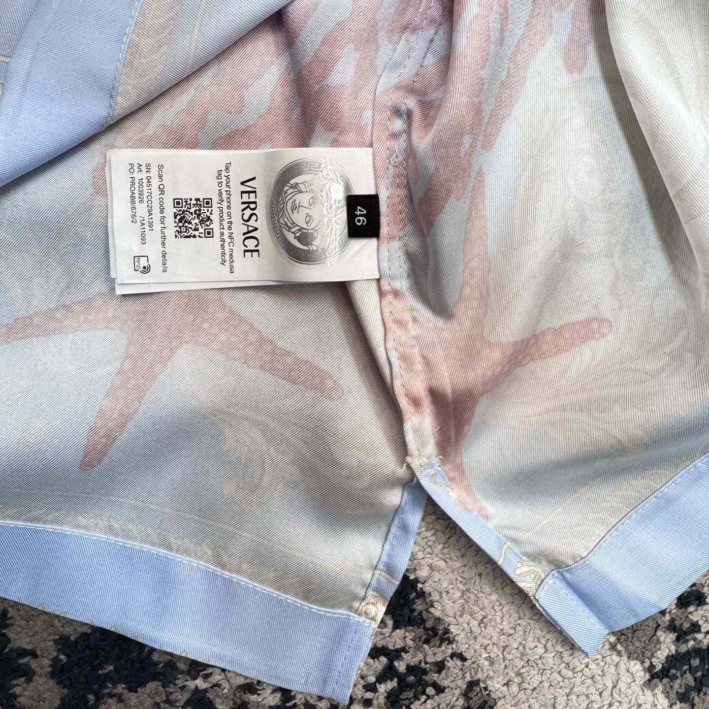 Versace Barocco Sea Silk Shirt & Shorts  - EUR FASHION