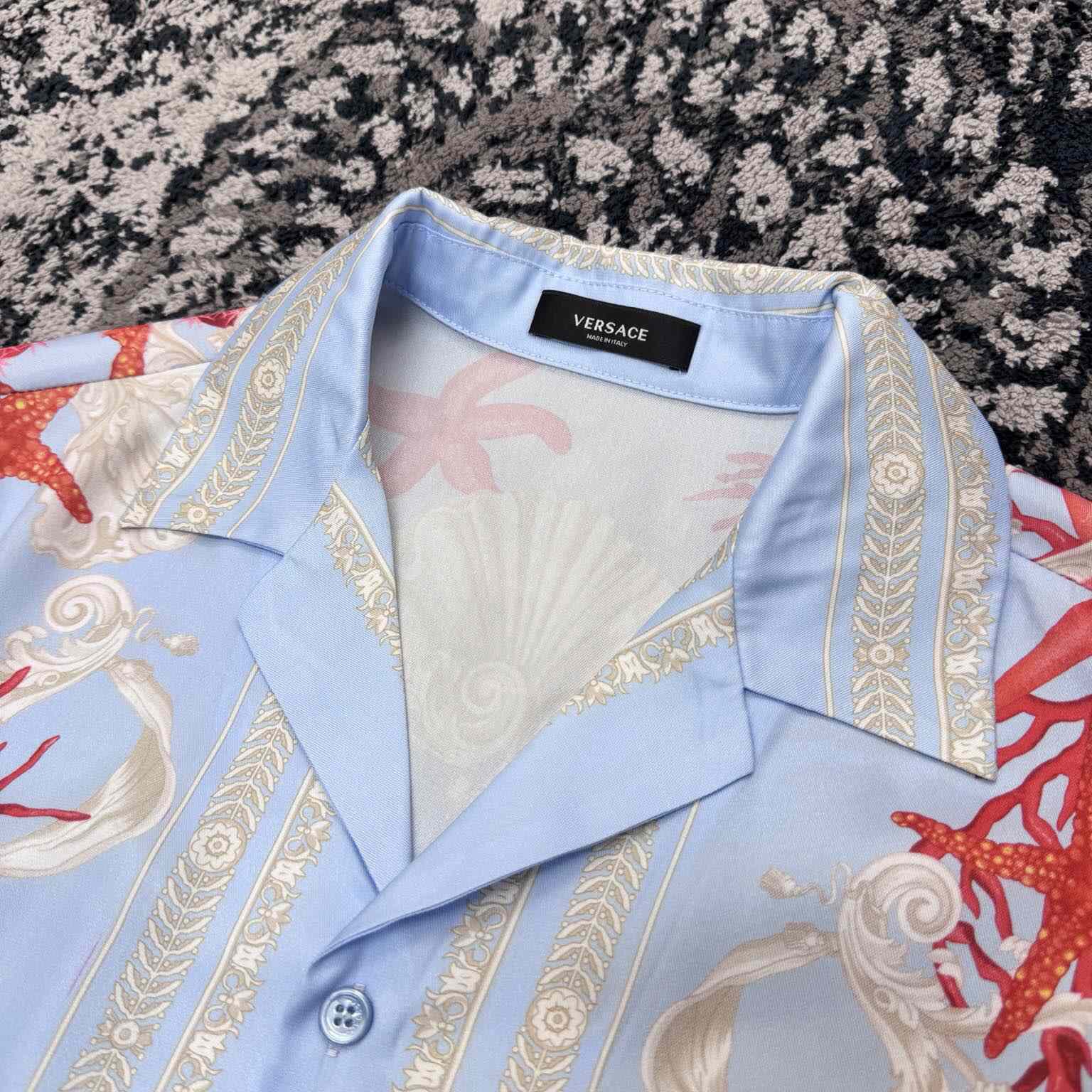 Versace Barocco Sea Silk Shirt & Shorts  - EUR FASHION