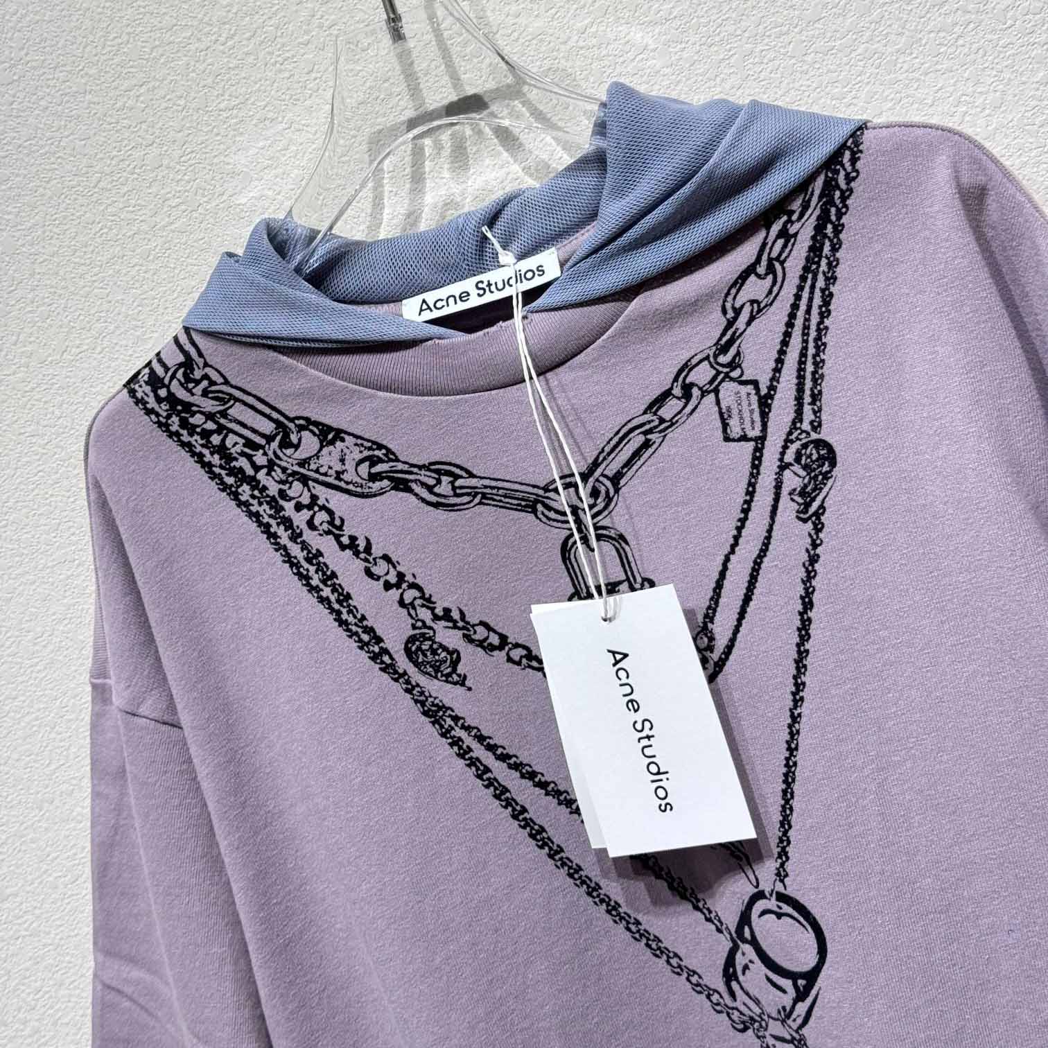 Acne Studios Layered Hooded T-shirt - EUR FASHION