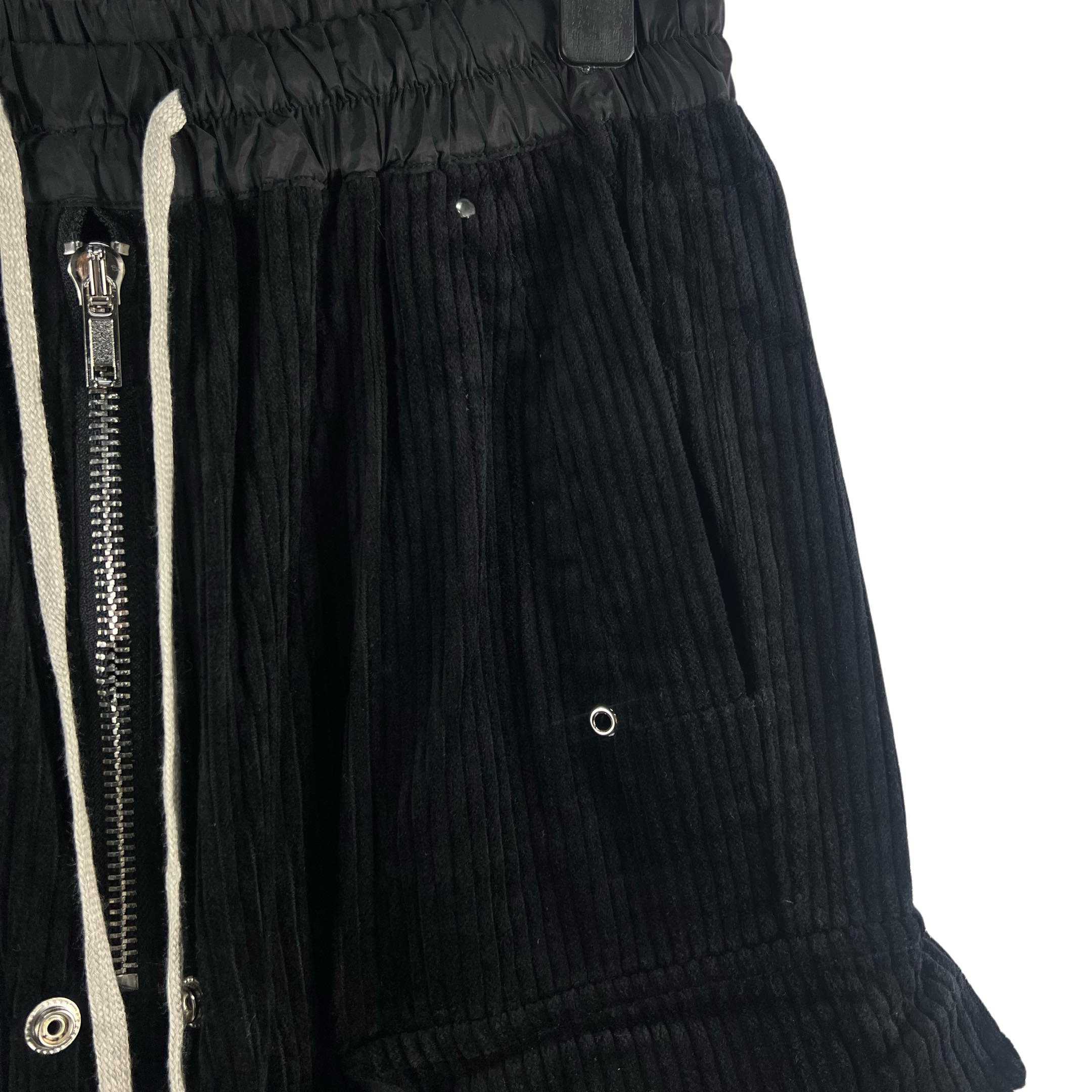 Rick Owens Black Double Jumbo Belas Cargo Pants - EUR FASHION