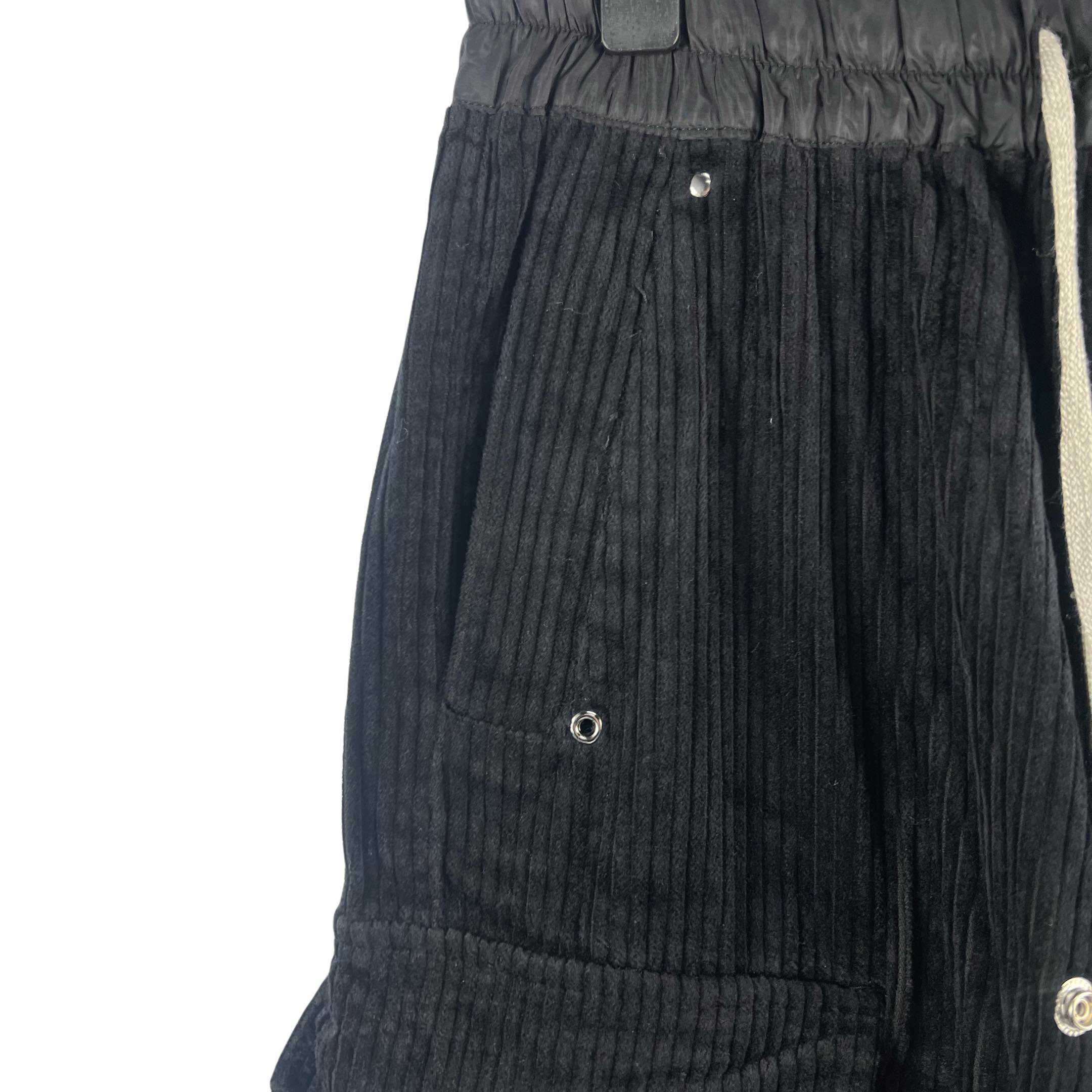 Rick Owens Black Double Jumbo Belas Cargo Pants - EUR FASHION