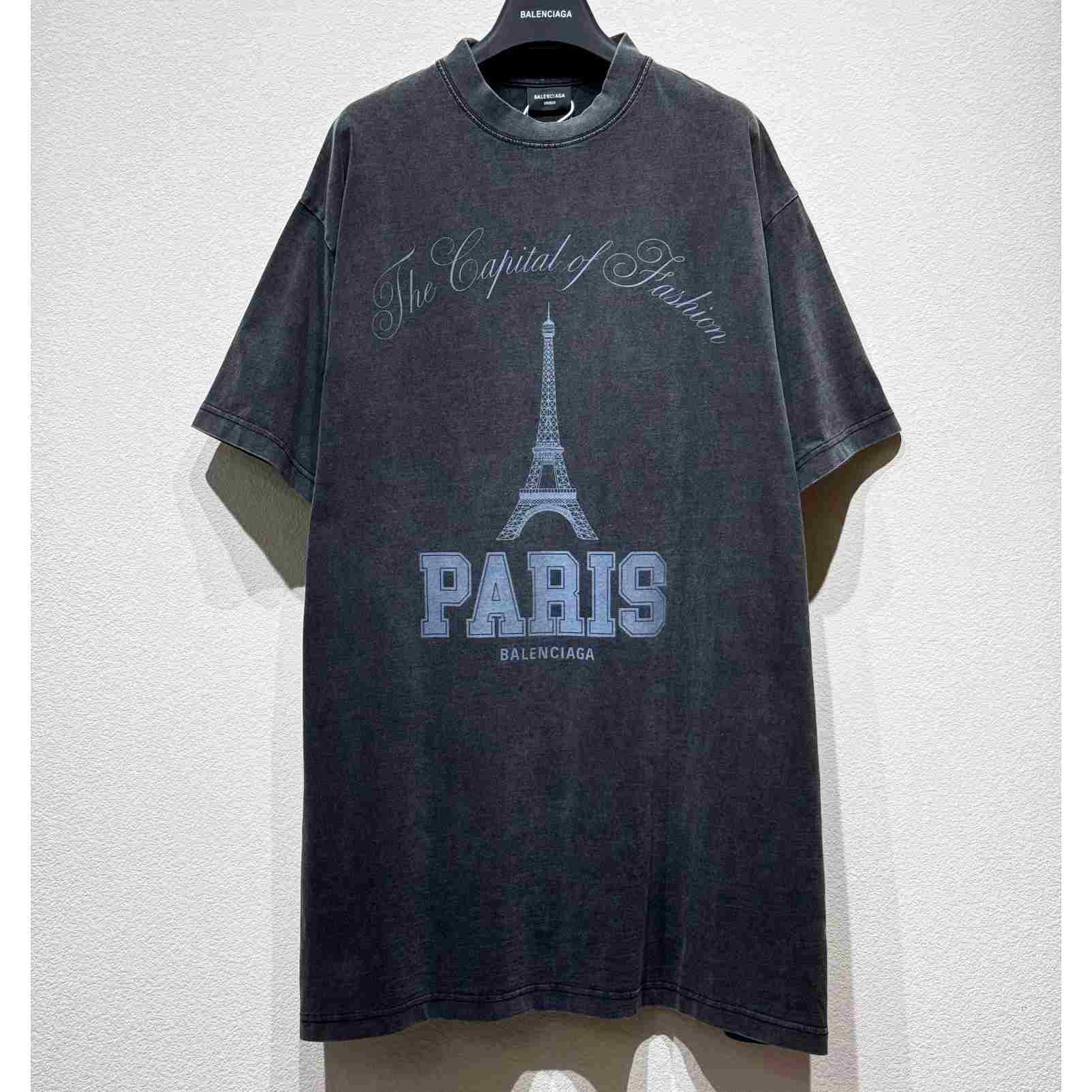 Balenciaga Paris T-Shirt Oversized  - EUR FASHION