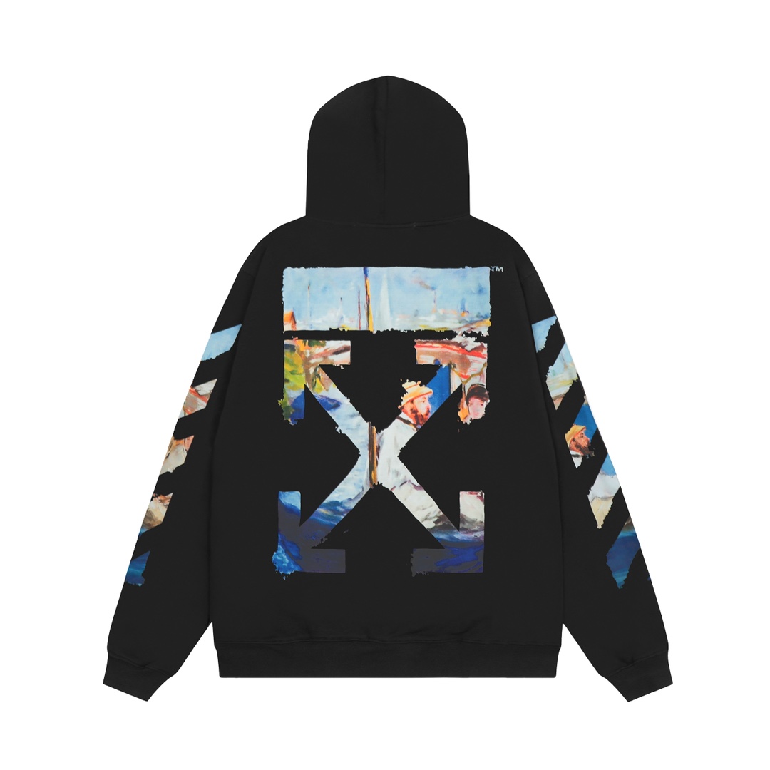 Off-White Cotton Hoodie - EUR FASHION