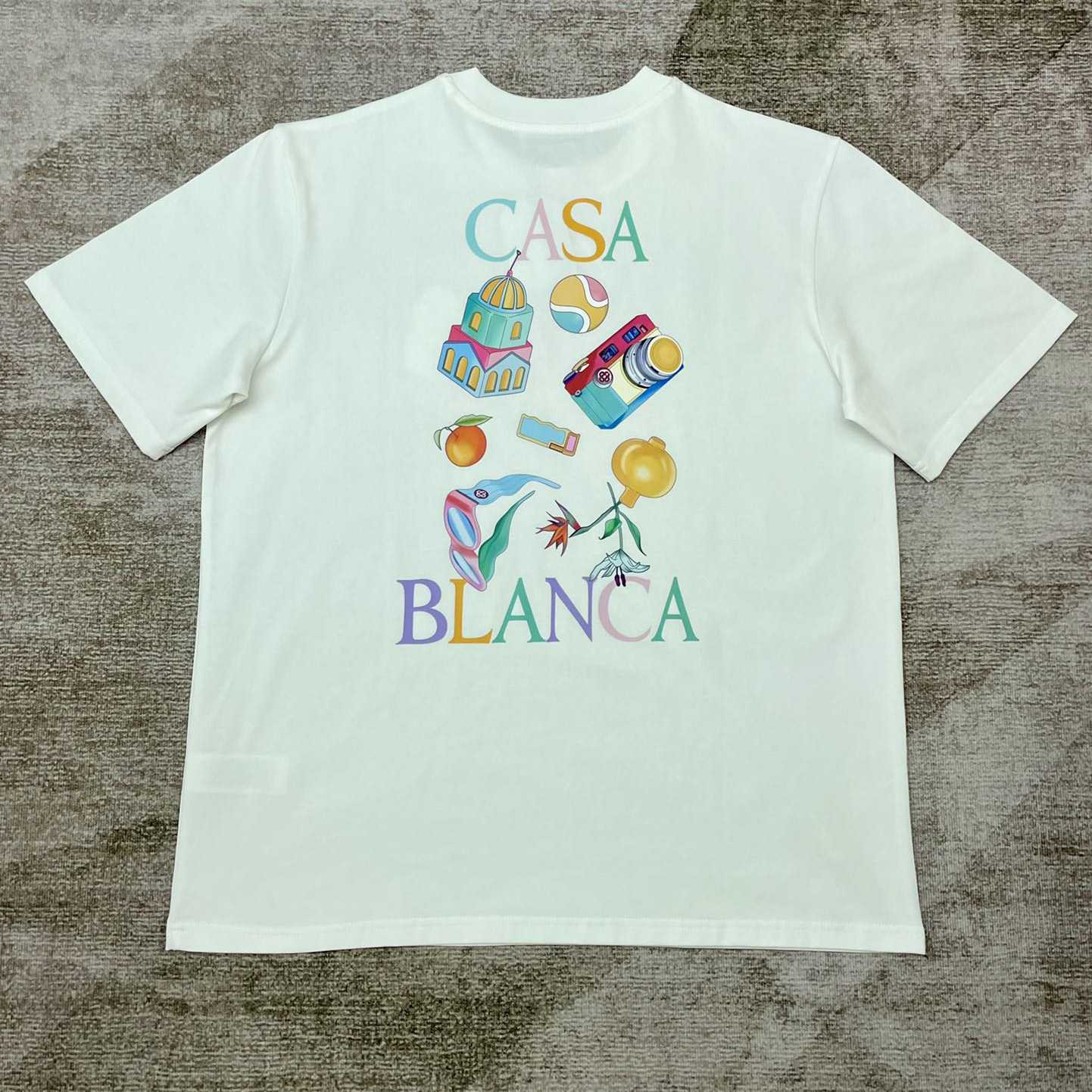 Casablanca Graphic Print T-shirt     C866 - EUR FASHION