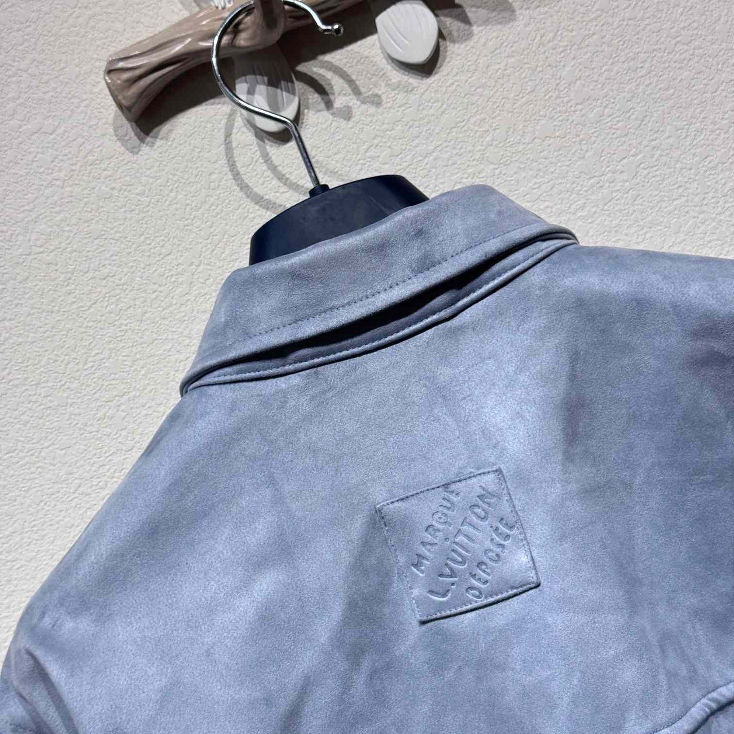 Louis Vuitton Long-Sleeved Suede Overshirt - EUR FASHION