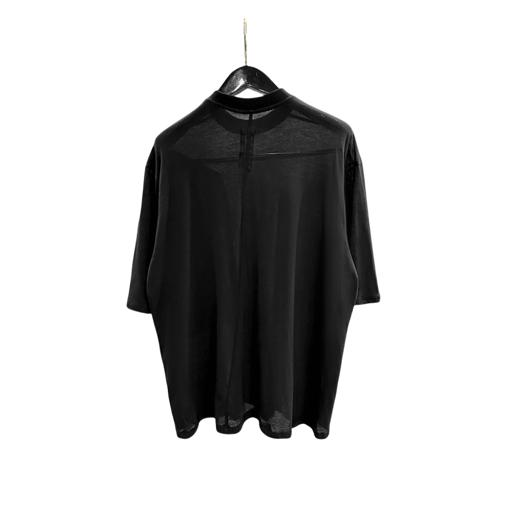 Rick Owens Black Crewneck T-Shirt - EUR FASHION