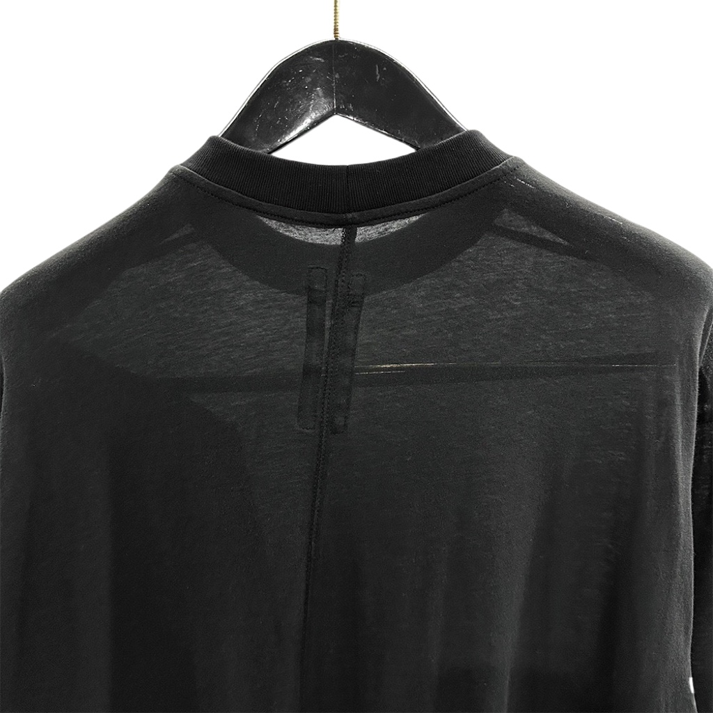 Rick Owens Black Crewneck T-Shirt - EUR FASHION