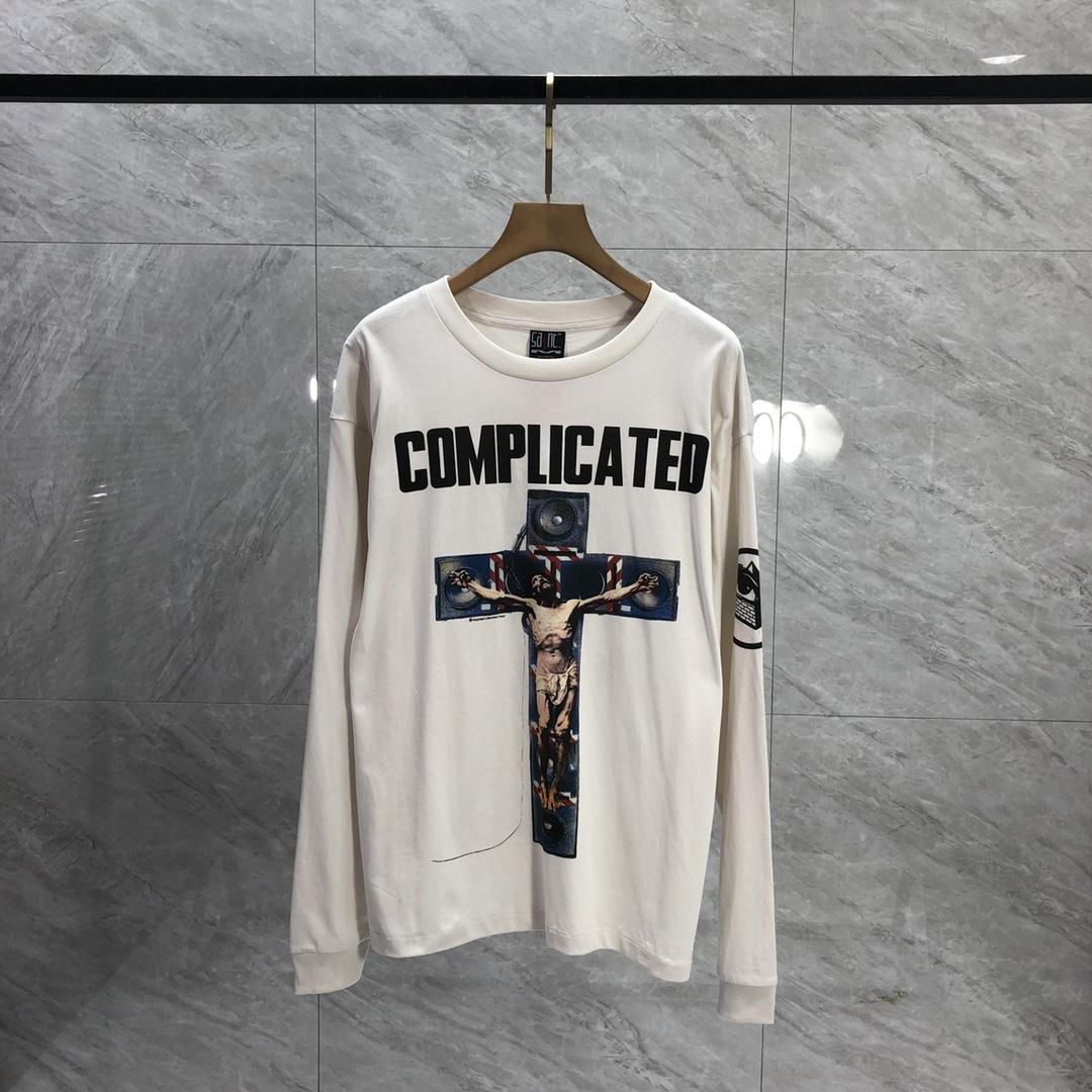 Saint Michael Complicated Long Sleeve Tee - EUR FASHION