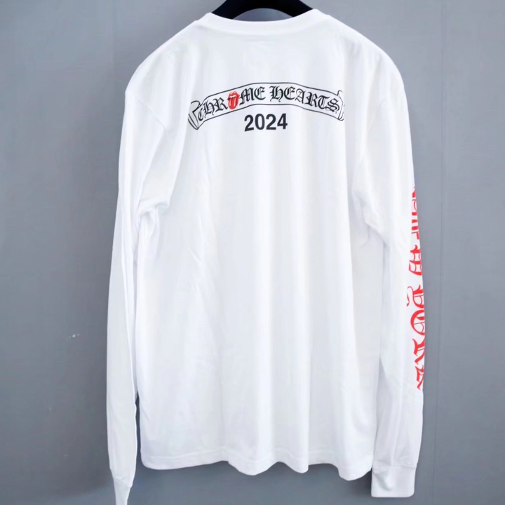 Chrome Hearts Logo Long Sleeve T-Shirt - EUR FASHION