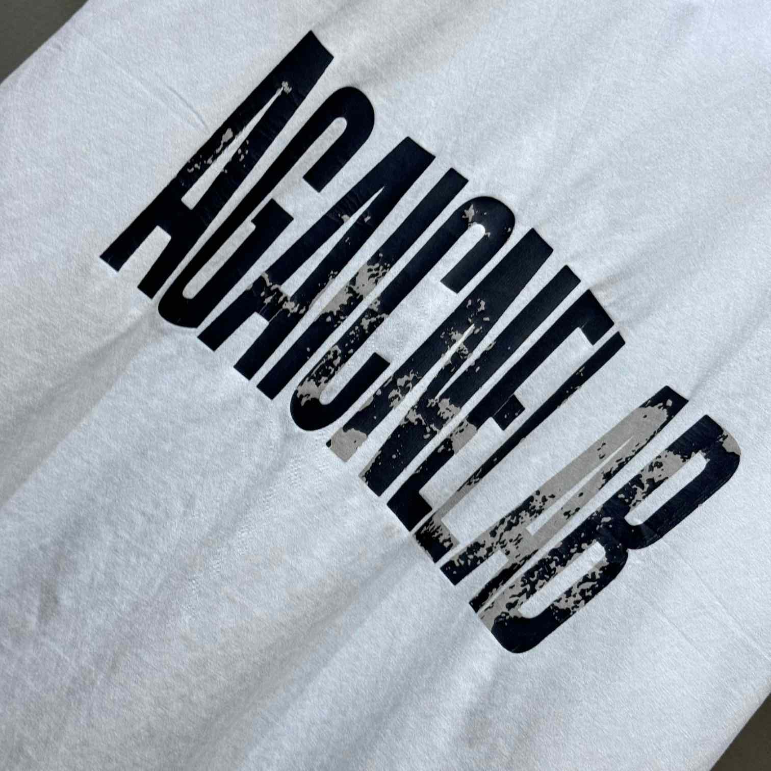 Balenciaga Agaicnelab T-Shirt Oversized Fit In White - EUR FASHION