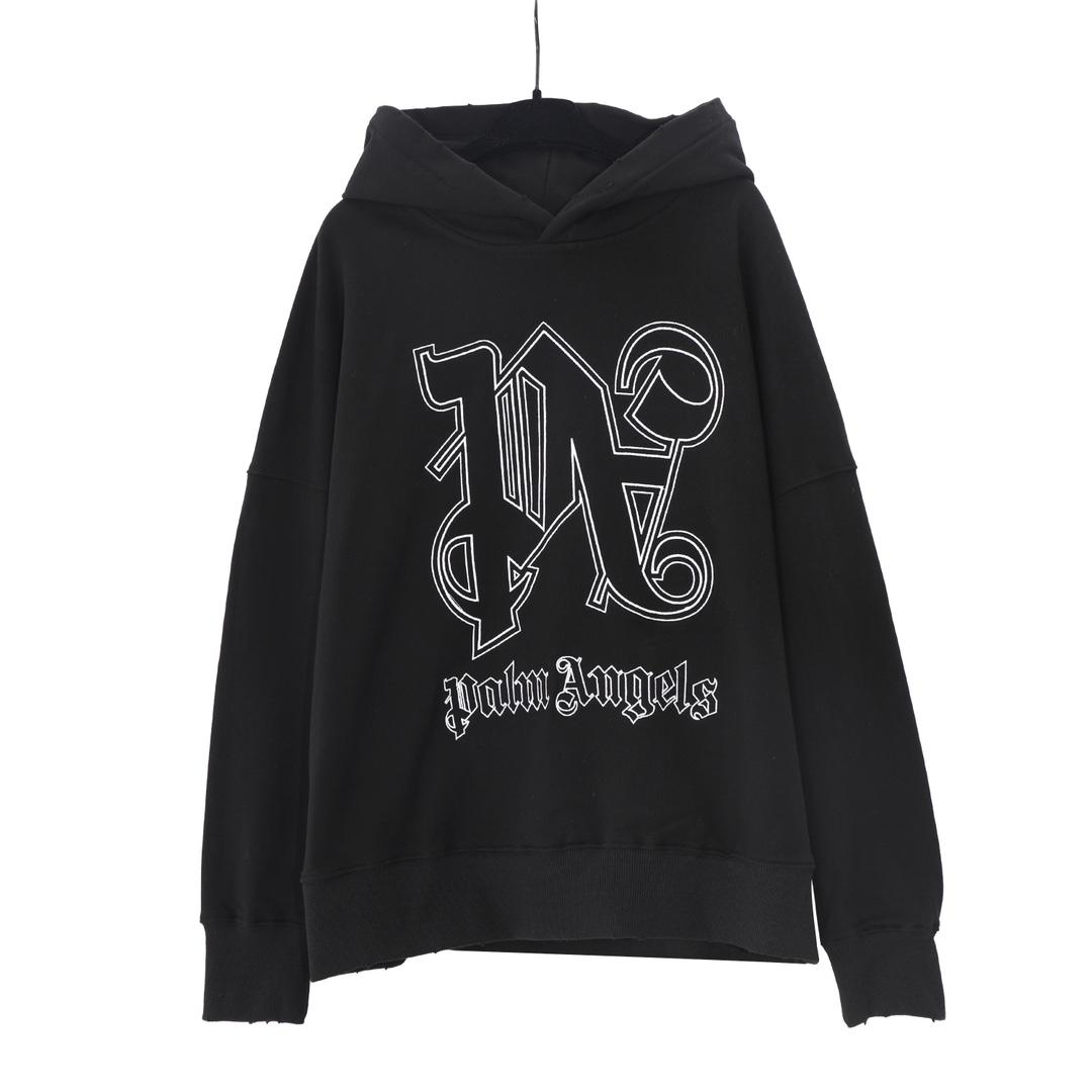 Palm Angels Monogram Statement Hoody - EUR FASHION