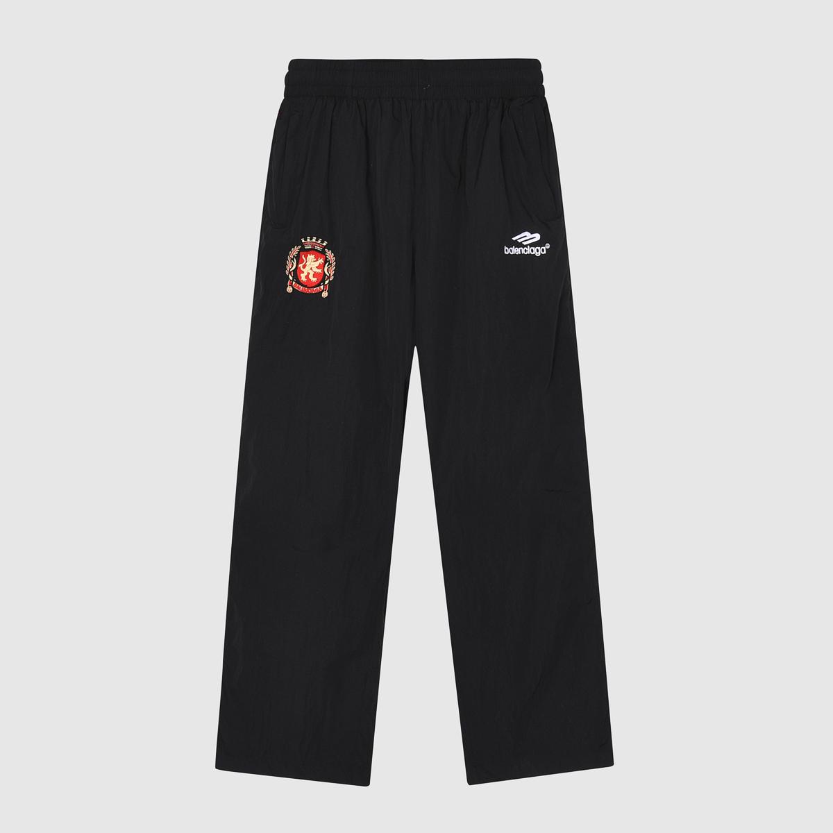 Balenciaga Soccer Tracksuit Pants In Black - EUR FASHION