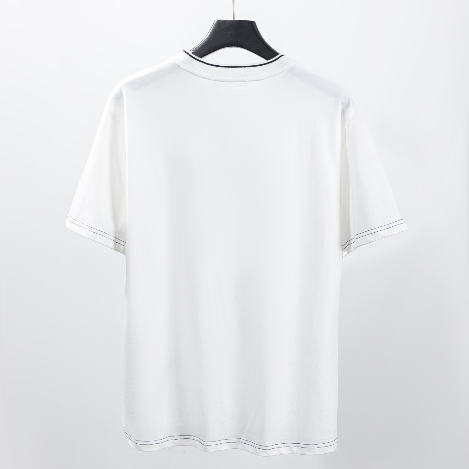 Prada Cotton T-shirt With Nylon Pocket - EUR FASHION