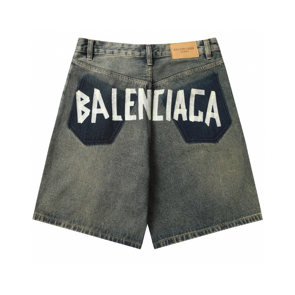 Balenciaga Denim Shorts - EUR FASHION