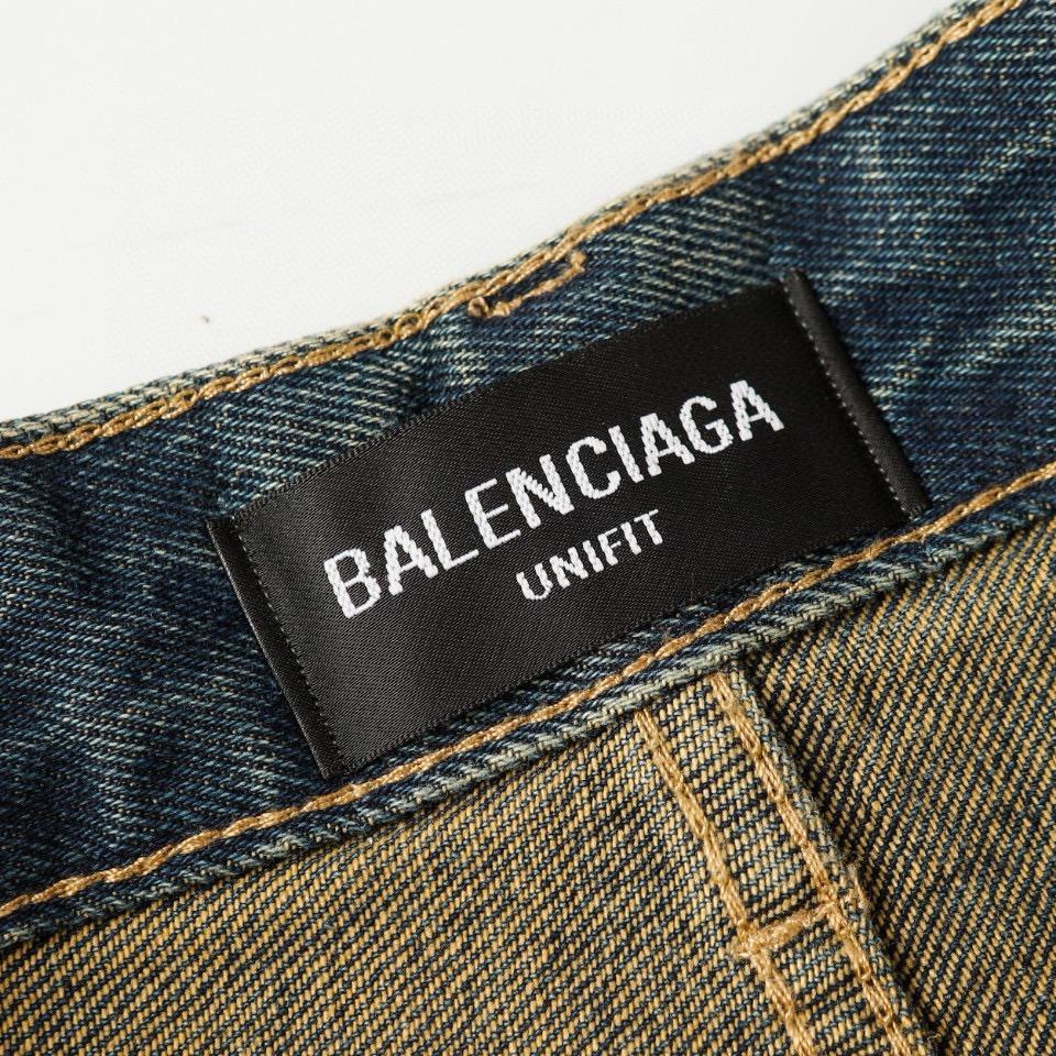 Balenciaga Denim Shorts - EUR FASHION