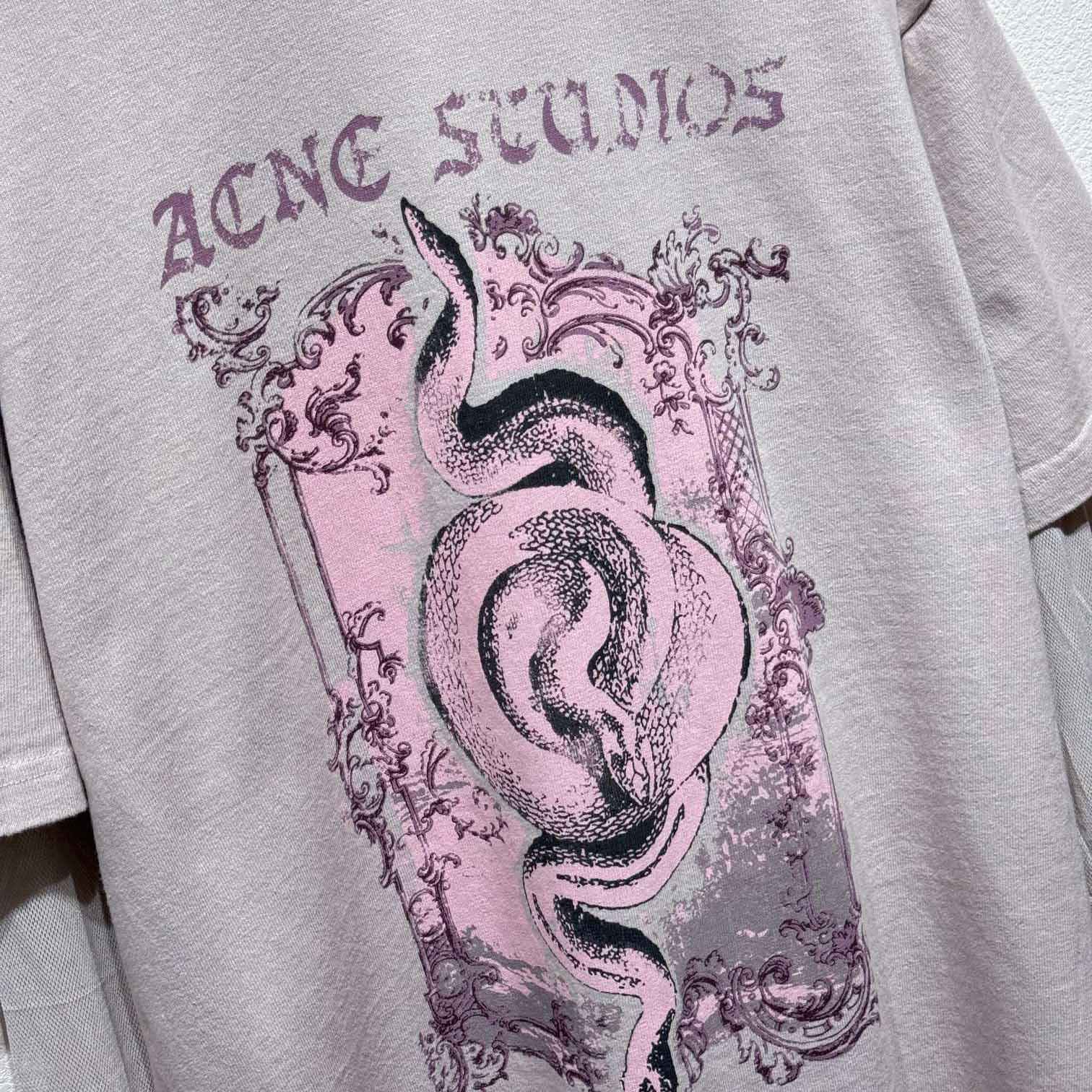 Acne Studios Logo Layered T-shirt - EUR FASHION