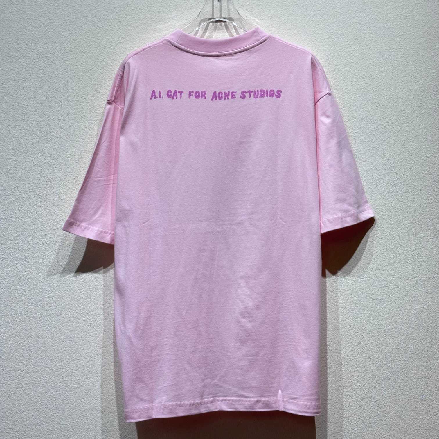 Acne Studios Cat Logo Tee - EUR FASHION