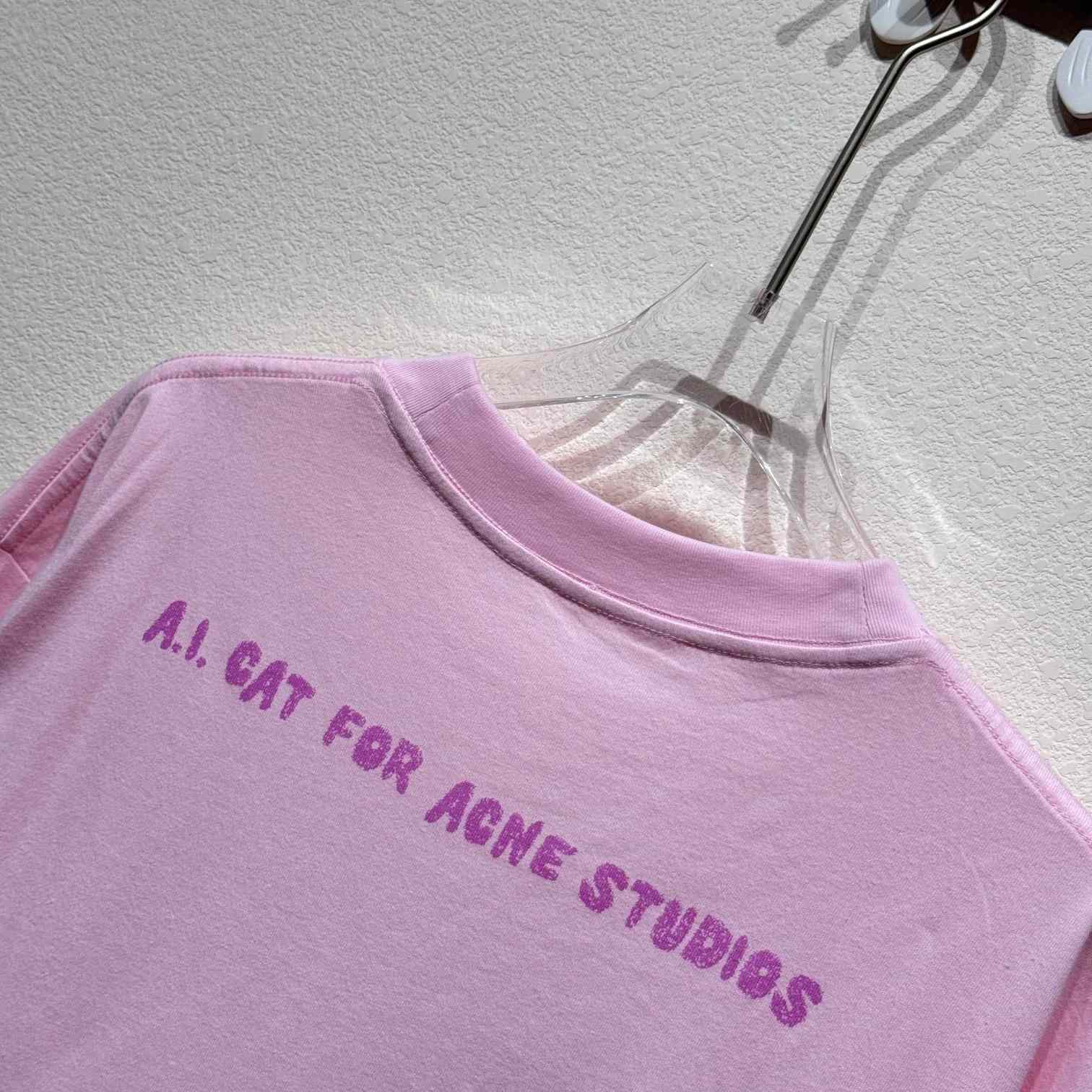 Acne Studios Cat Logo Tee - EUR FASHION