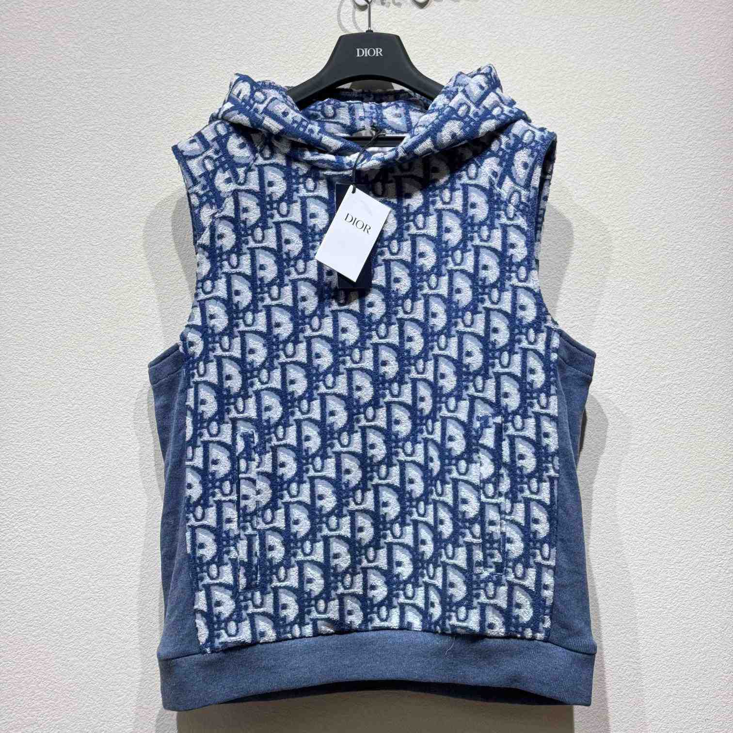 Dior Oblique Sleeveless Hooded Sweatshirt - EUR FASHION