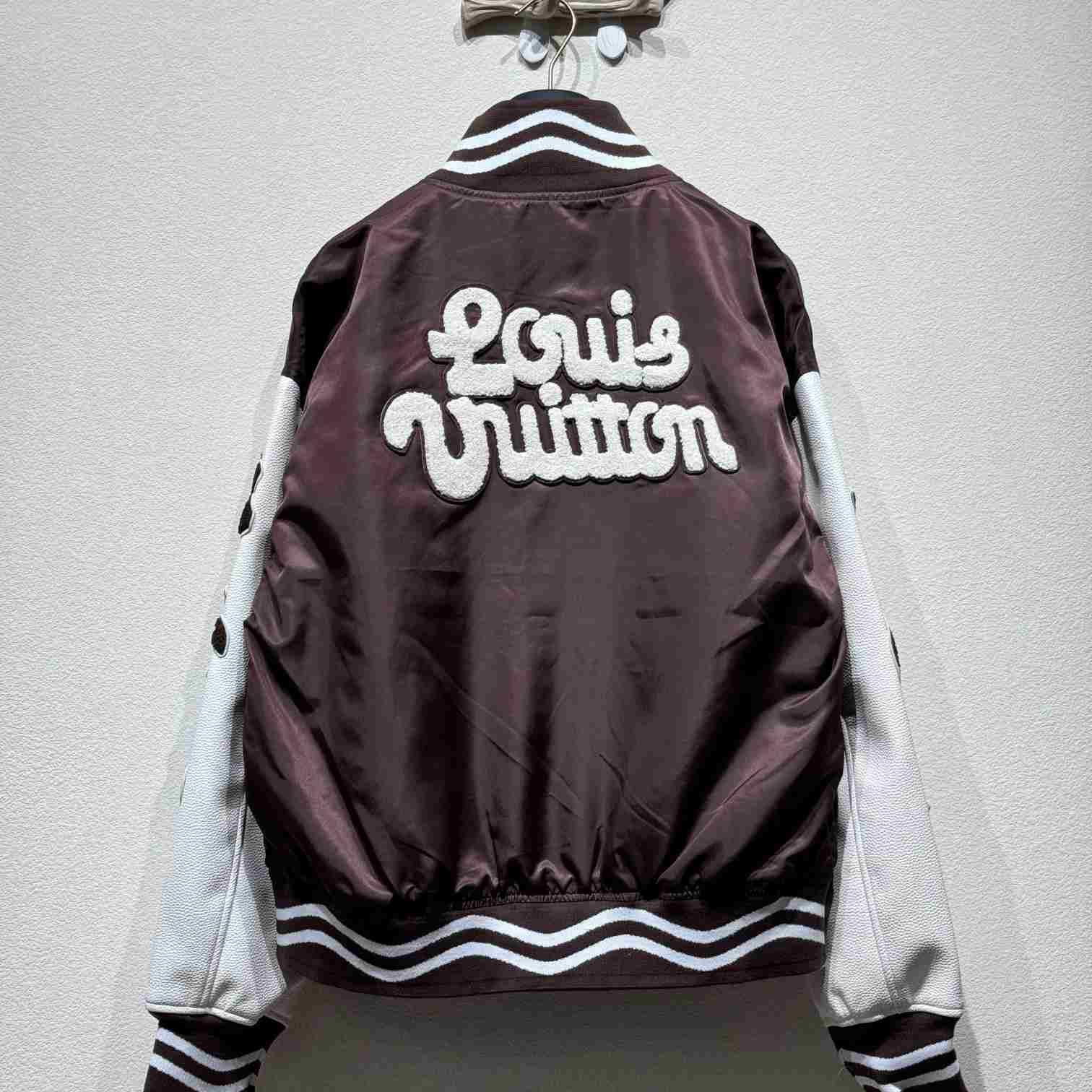 Louis Vuitton Embroidered Varsity Jacket   1AFPWR - EUR FASHION