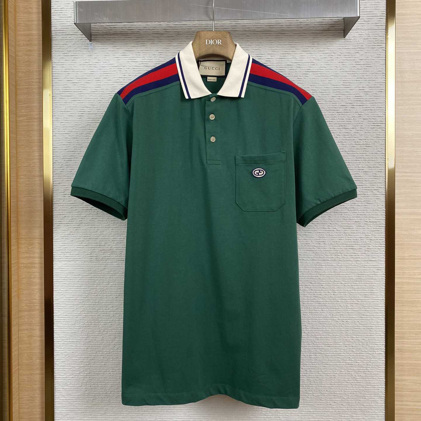 Gucci Cotton Polo With Interlocking G - EUR FASHION