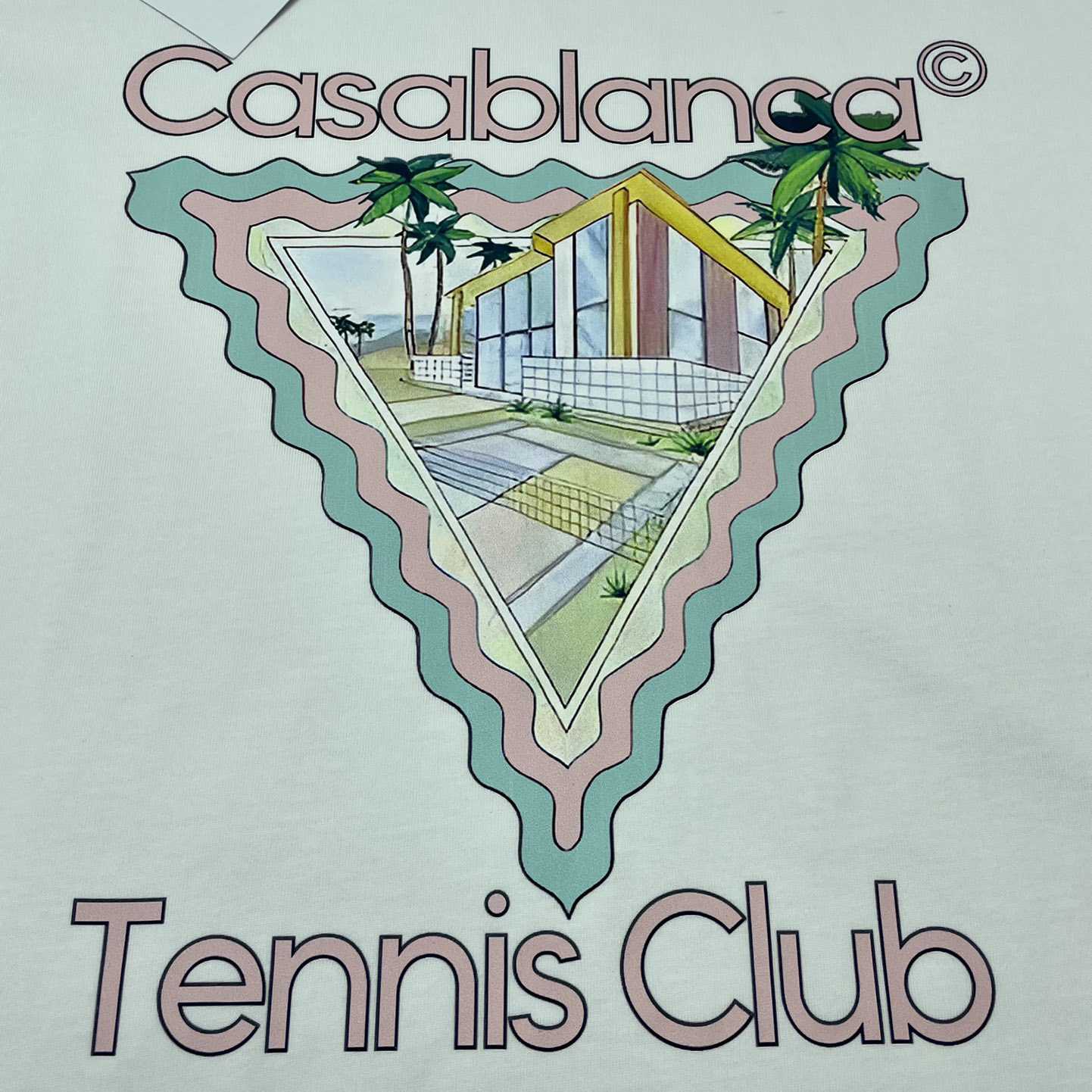 Casablanca  Tennis Club Icon T-shirt  C875 - EUR FASHION