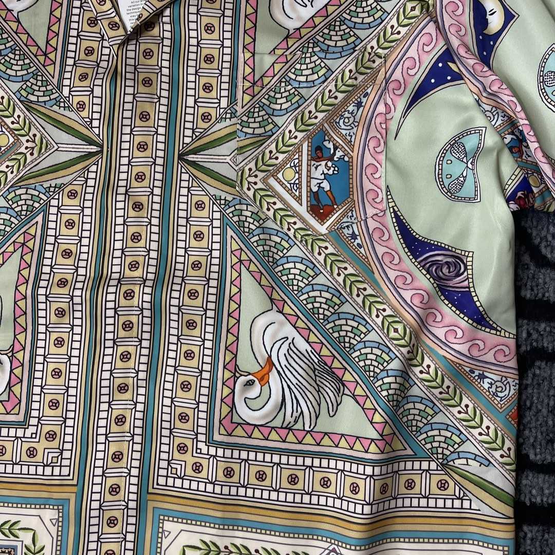 Casablanca Le Labyrinthe Silk Shirt - EUR FASHION