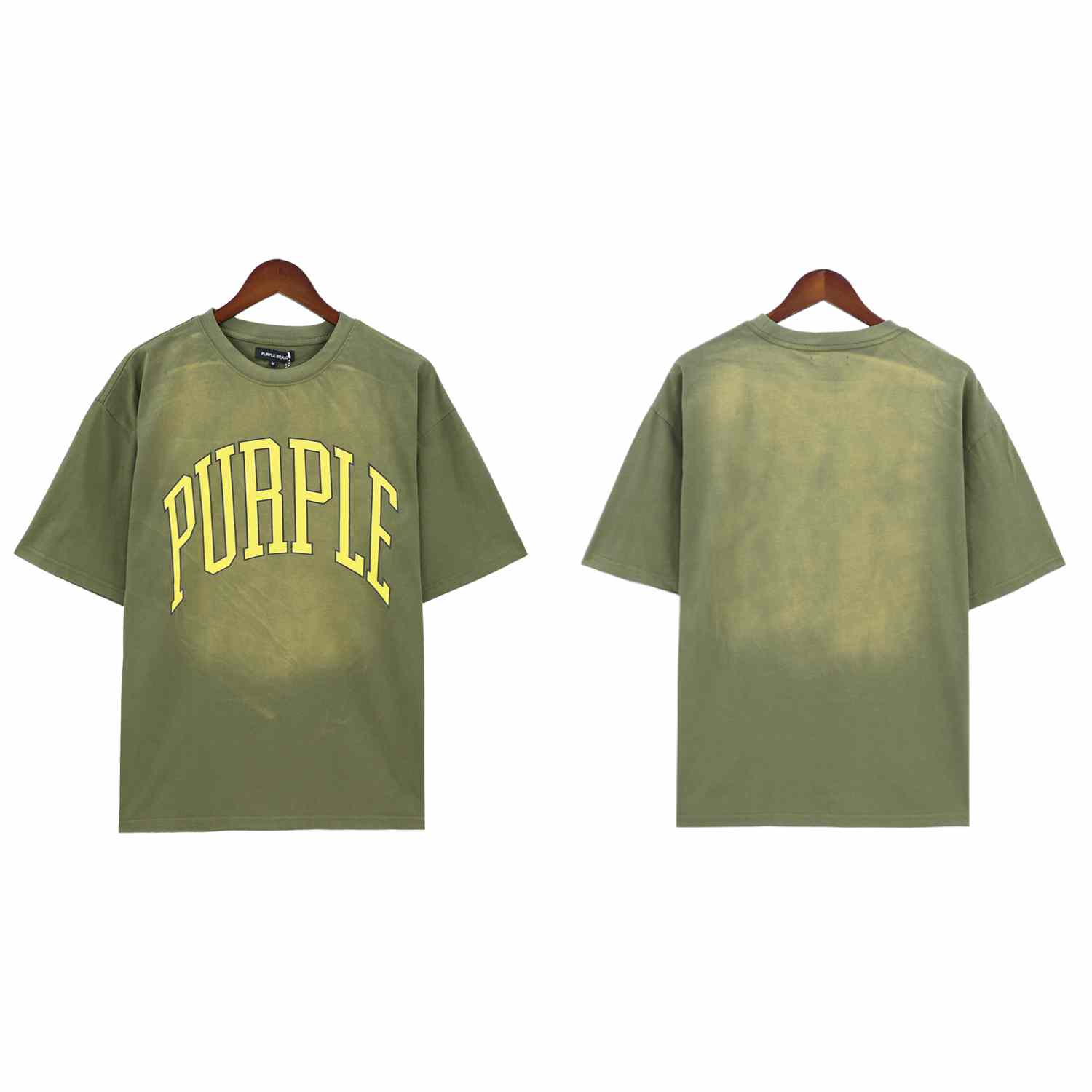 Purple-Brand Cotton Jersey Logo Graphic T-Shirt - EUR FASHION