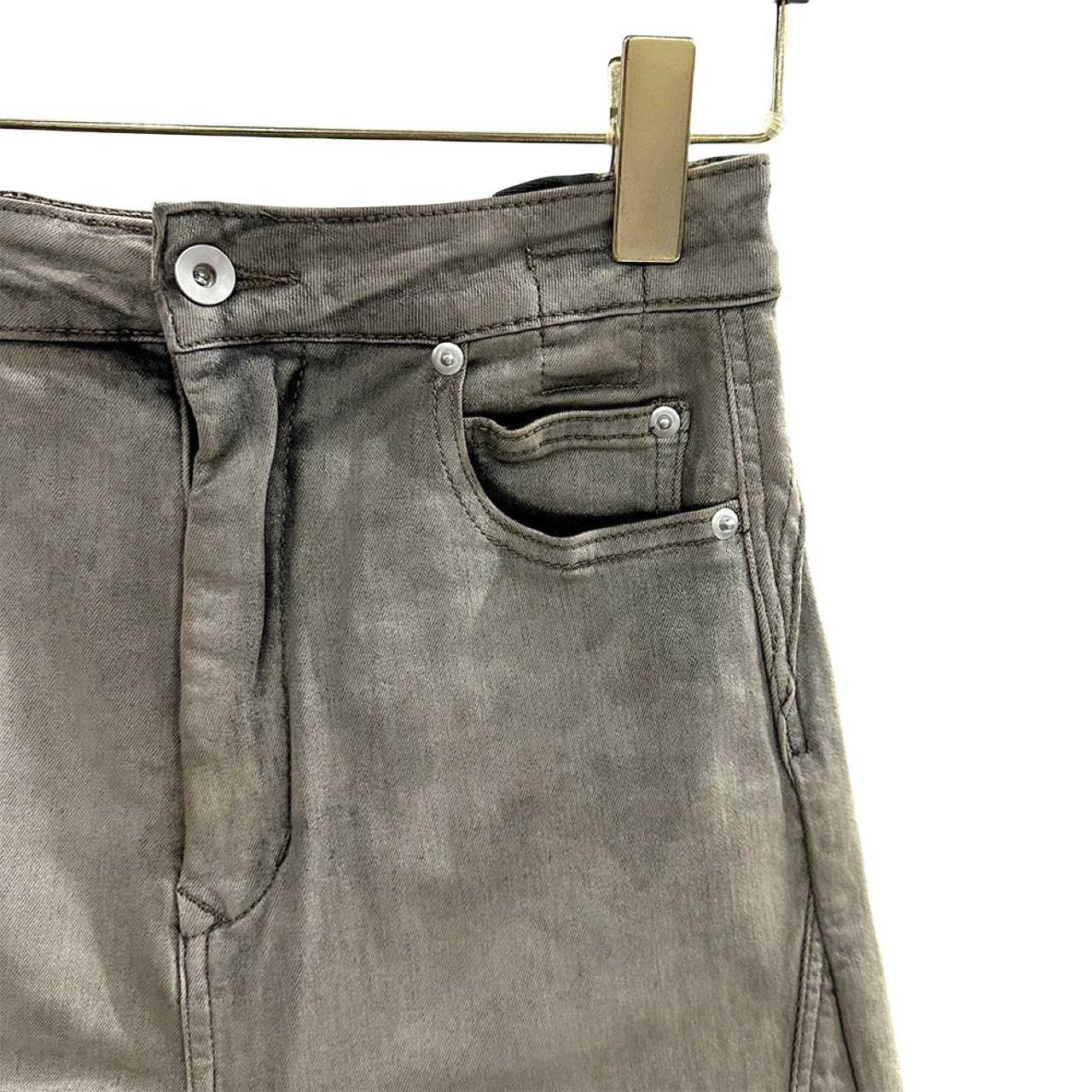 Rick Owens DRKSHDW Slivered Denim Skirt - EUR FASHION