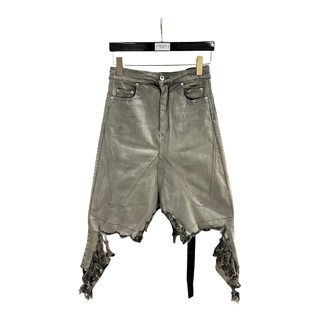 Rick Owens DRKSHDW Slivered Denim Skirt - EUR FASHION