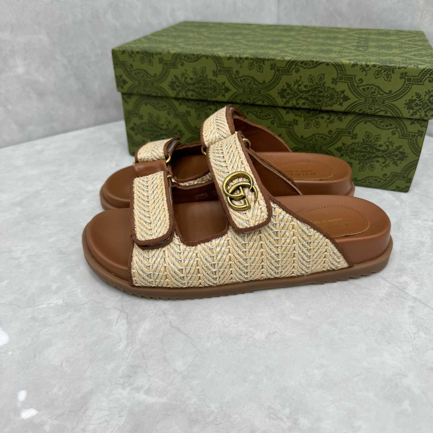 Gucci Sandal With Double G   - EUR FASHION