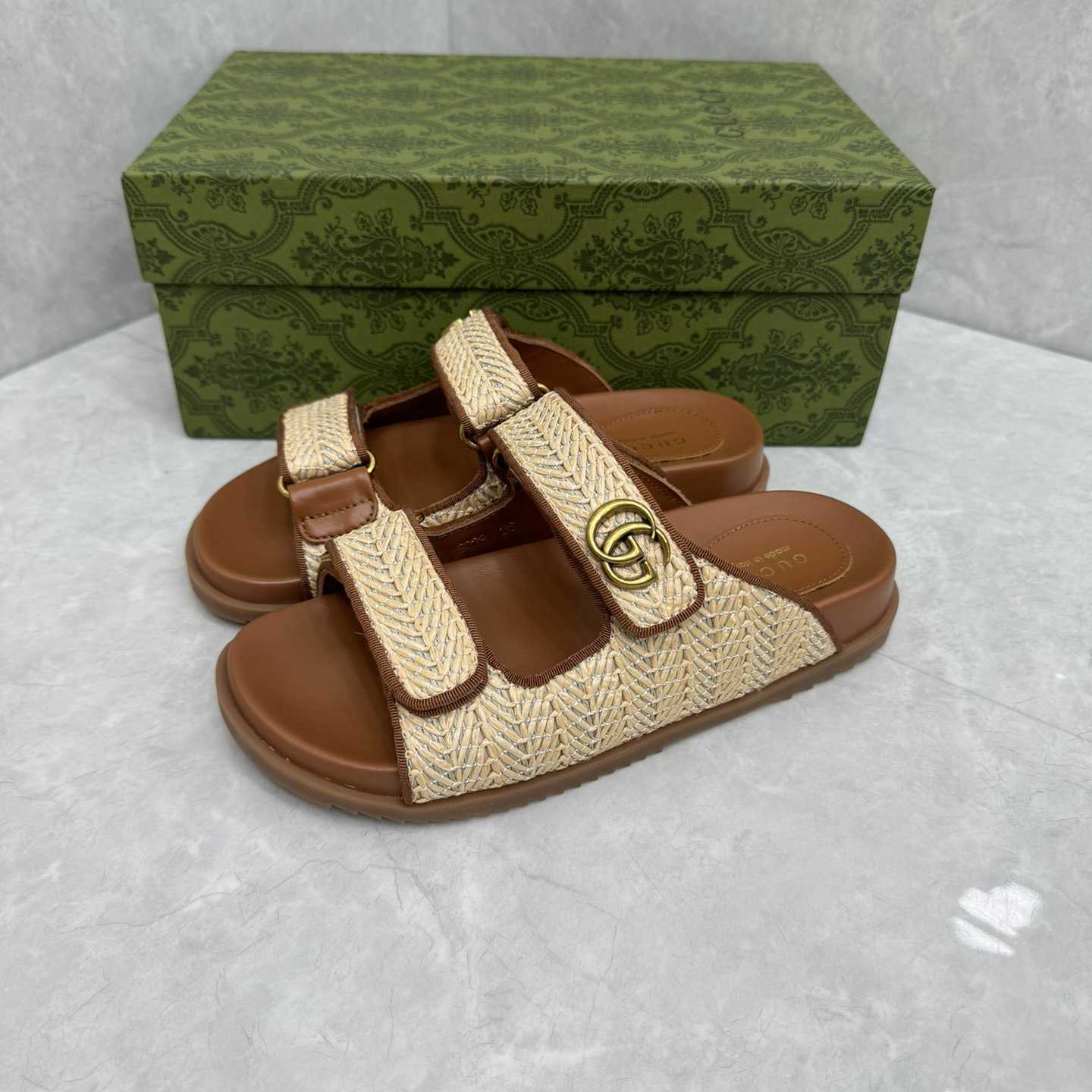 Gucci Sandal With Double G   - EUR FASHION