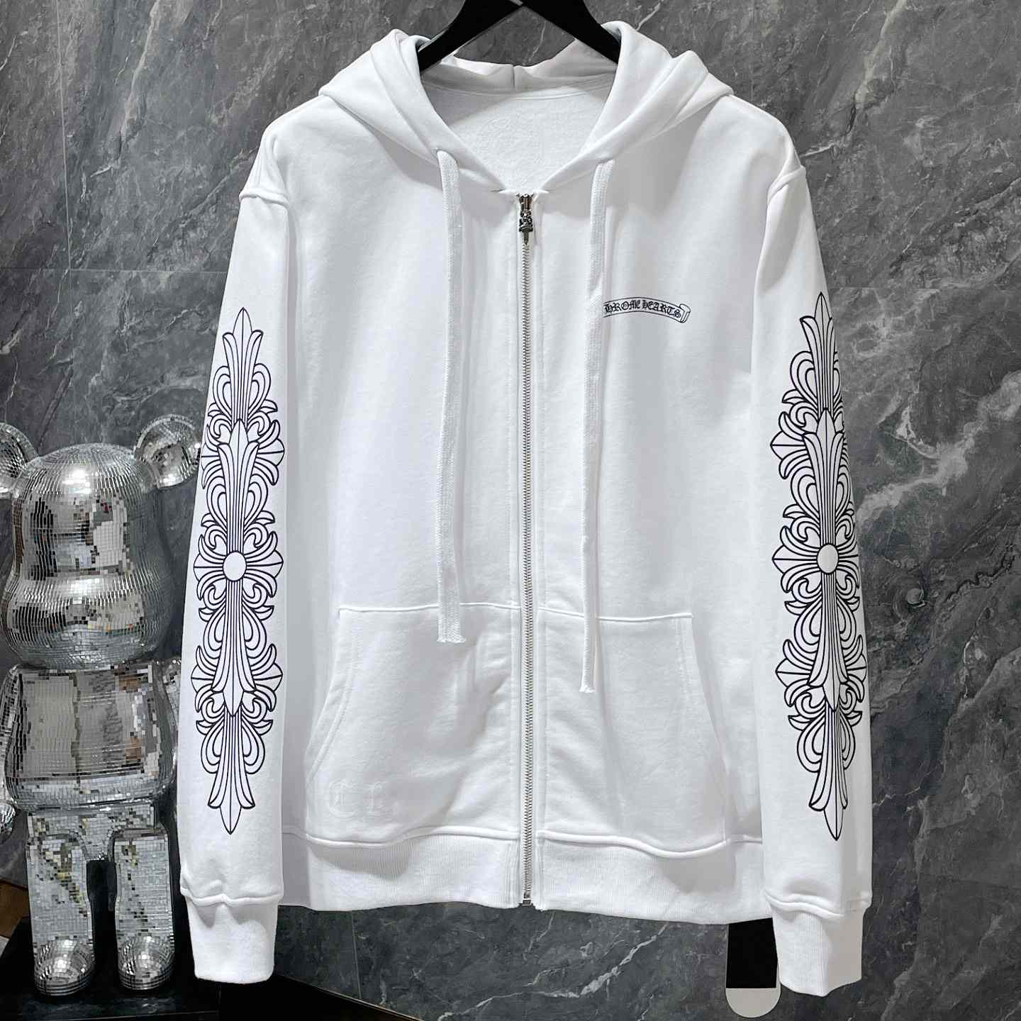 Chrome Hearts Zip Up Hoodie  - EUR FASHION