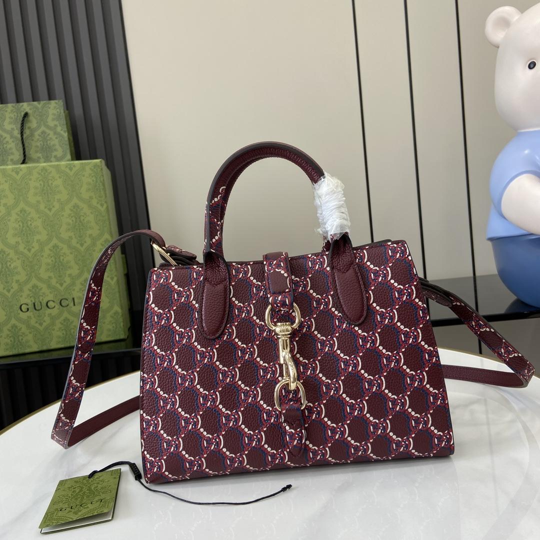 Gucci Small Tote Bag With GG Shadow  - EUR FASHION