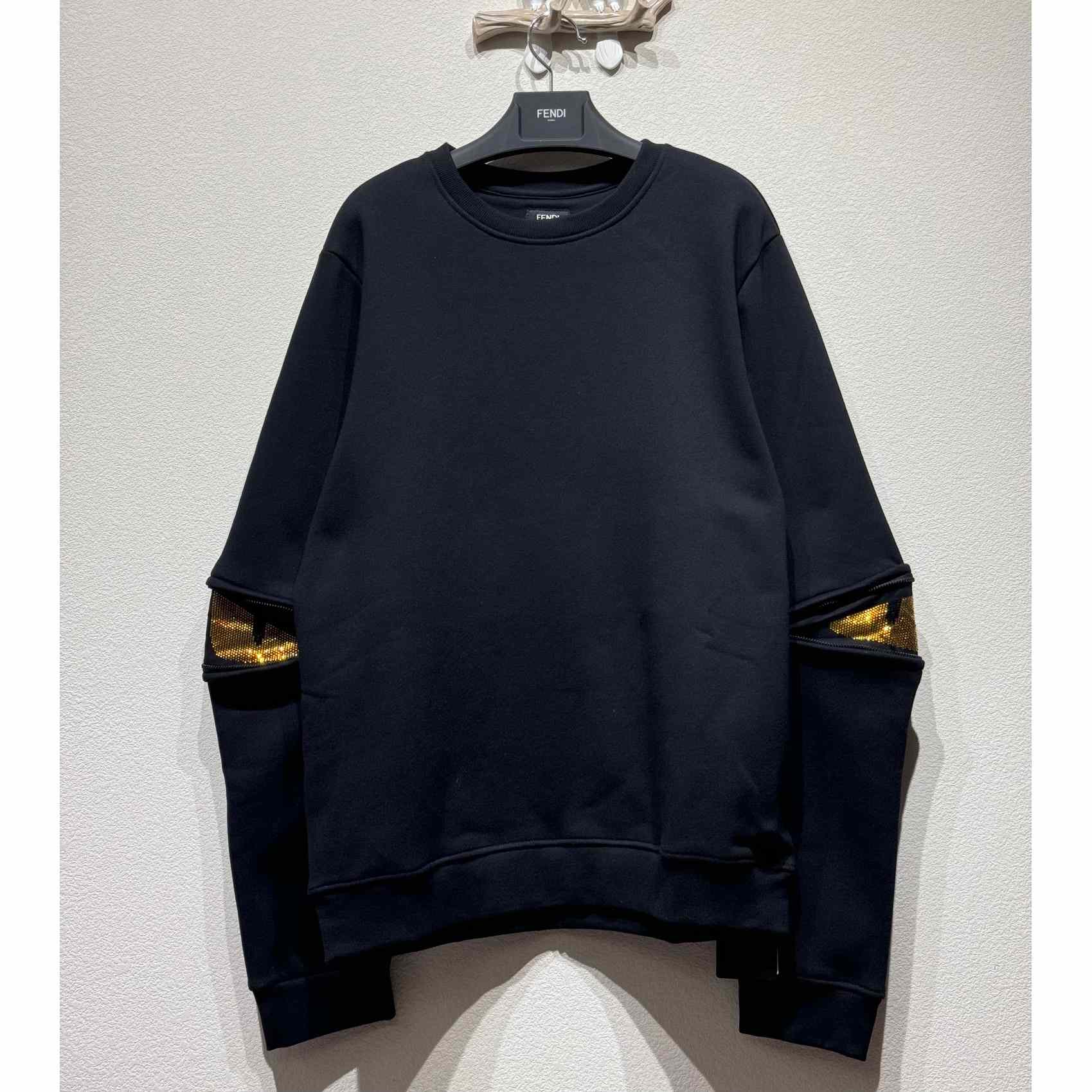 Fendi Zipped Elbow Sweatshirt - EUR FASHION