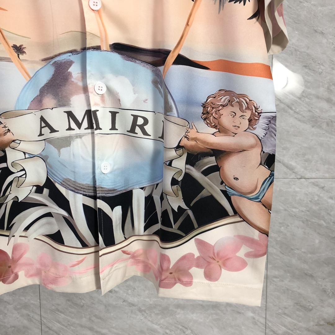 Amiri Cherub Silk Shirt - EUR FASHION